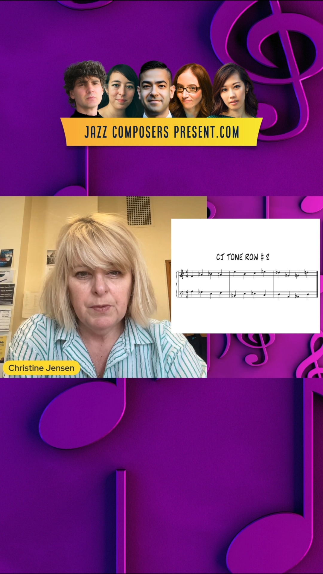 **7 Tunes, 7 Days** Commission - Christine Jensen: “4 OF US 4 RUFUS”
Christine Jensen @christinejensenjazz @eastman.school describes her process for writing “4 OF US 4 RUFUS.” Our Day 1 prompt is inspired by one of Rufus Reid’s @reid_rufus fantastic Mini-Lessons. Watch the full video and download the lead sheet as you progress through the creative program.
The 7 Tunes, 7 Days writing challenge that encourages composers to create something new each day is live and FREE to register. Join today! {link in comments}
#7Tunes7Days #christinejensen #4ofus4rufus #rufusreid #prompt #day1 #challenge #creativity #creativewriting #workshop #jazz #jazzcomposition #jazzcomposer #jazzcomposerspresent #composer #arranger #composition #arranging #compositions #masterclass #jazzmusic #lesson #minilesson #learnjazz #musician #music #bigband #nomusicnolife