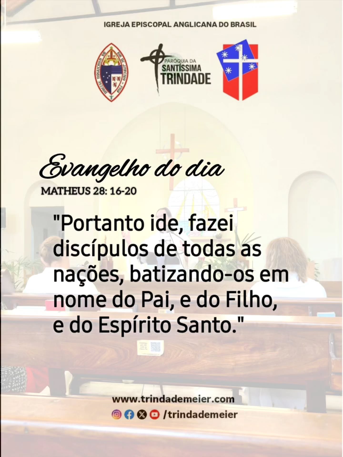 Evangelho do dia 31/05/2026.
✝️🙏 Mais do que falar sobre Cristo, somos chamados a refletir Seu caráter em nossas atitudes diárias, levando esperança, amor e verdade às pessoas ao nosso redor.
