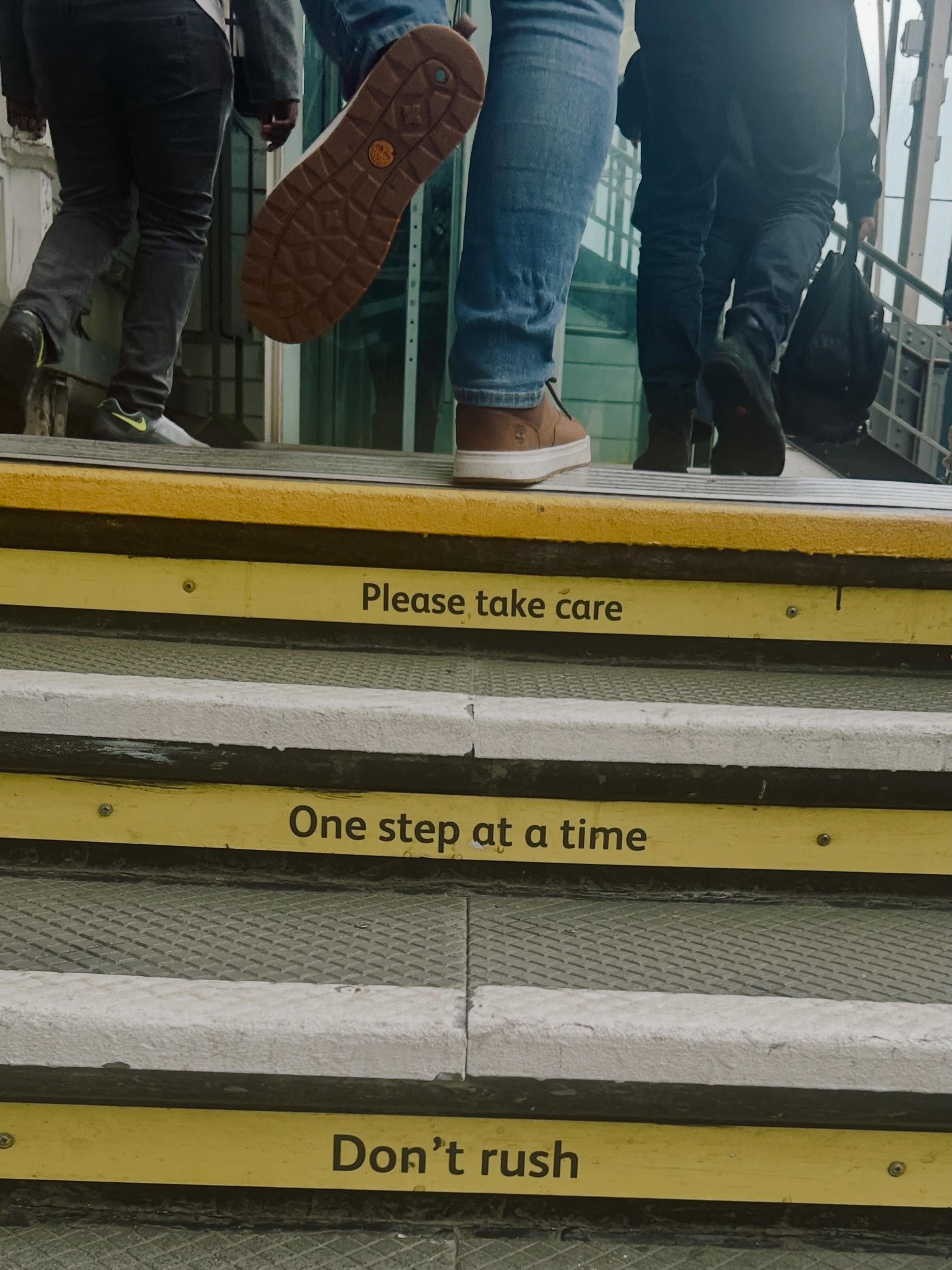 Life lessons from under our feet.
Spotted and snapped just now at Paddington station.