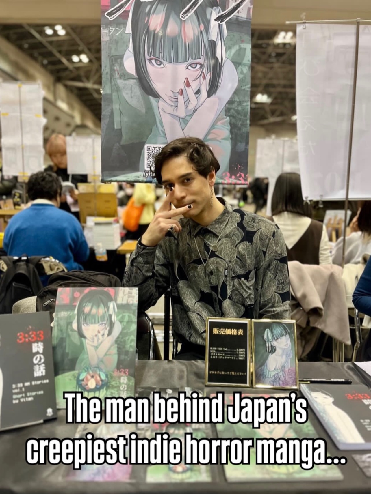 Say hello to @yitansan 👋 The brilliant mind behind one of the most chilling indie mangas you’ll ever come across! 🕷📖
🇨🇱 Born in Chile, now creating from Japan 🇯🇵, he wrote and illustrated 3:33 AM Stories, an anthology packed with short supernatural horror stories that will linger long after you read them. 🌙👻
Are you brave enough to dive in? 😨