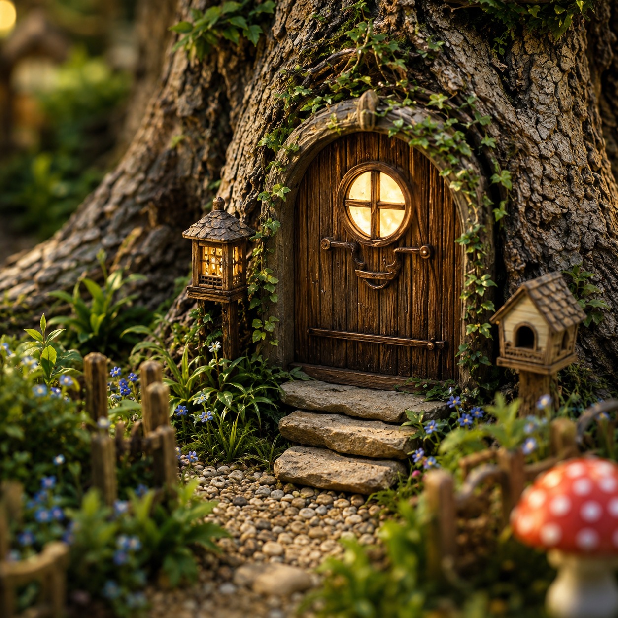 “Acorn espresso is not gravel. It’s motivational sediment.” —Barnaby Crumb ☕🍄
Swipe for closeups from Rootwhistle Hollow: fairy doors, glow mushrooms, tiny furniture, and a village under the trees. Full outdoor fairy garden build guide coming soon!
#smallworldminiatures #fairygarden #miniaturegarden #fairycore #cottagecore #tinyworld #gardeninspo #miniatures #diygarden #miniatureart