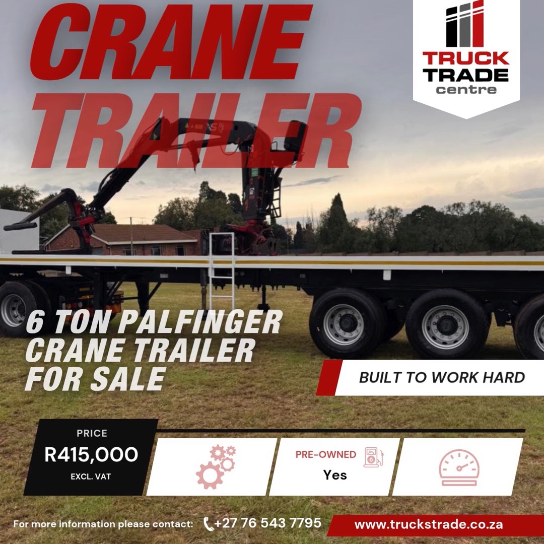 🚛 FEATURED STOCK AVAILABLE NOW 🚛
Built to perform. Ready to work.
🔸 6 Ton Palfinger Crane Trailer
🔸 Superior Superlink Flat Deck
🔸 Scania G410
Whether you're lifting, hauling, or moving serious loads, we've got the equipment to keep your business moving forward.
✔️ Reliable performance
✔️ Built for demanding jobs
✔️ Ready for the road
✔️ Available now
Don't wait for the next opportunity—drive it.
📍 Visit @trucktradecentre
📩 DM us for pricing & availability
📞 Contact our sales team today
#TruckTradeCentre #ScaniaG410 #PalfingerCrane #SuperlinkTrailer #TruckSales #TrailerSales #Logistics #TransportIndustry #HeavyDuty #FleetSolutions