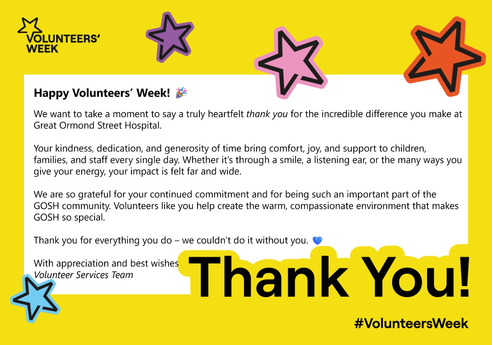 Thank you for having me @greatormondst - looking forward to seeing you all again on the 10th :)
#volunteersweek #gosh #forthekids #volunteer #givingback @goshplayteam