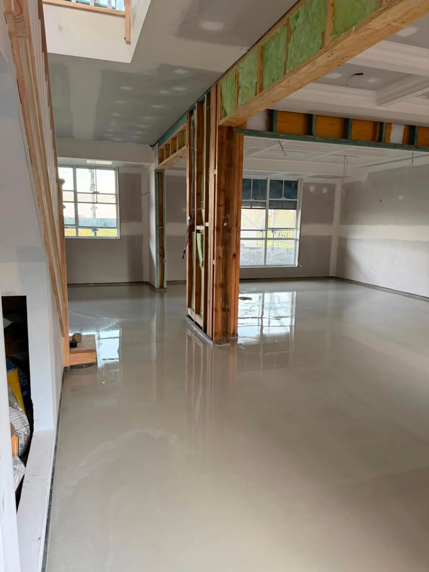 5mm flood of DL59 - 40MPa premium floor self-levelling compound across the entire ground floor, creating the perfect foundation for a custom Herringbone + Border feature floor installation starting Monday 🔨
One of the biggest misconceptions in flooring is that the cost is simply based on a sqm price. What many clients don't see is the extensive preparation work required before a single board is installed.
In this project, the existing concrete slab/screed subfloor required a full flood coat of premium 40MPa self-levelling compound to achieve the flatness tolerances needed for a precision herringbone installation. With a decorative border feature planned throughout the home, there is absolutely no room for imperfections in the subfloor.
The finished floor is only ever as good as the foundation beneath it.
📍Project at Woonona Beach
🔨Supply + Install @imperialflooringaustralia
Imperial Flooring Australia®️ – Building premium floors from the ground up. 👌