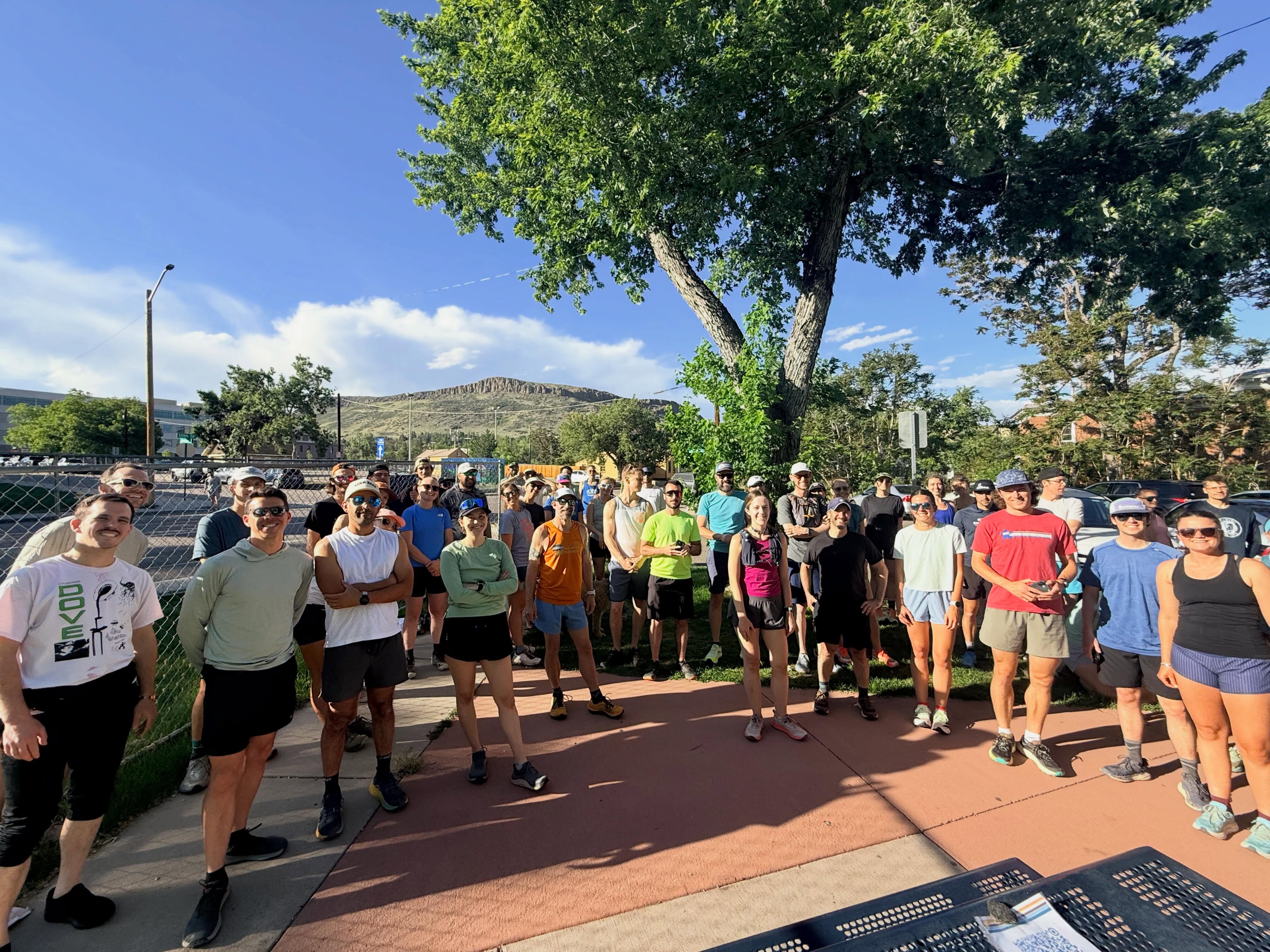 Even at 50% zoom half the group didn’t make the photo. They must be Camera Shy!
Thanks to @bprunco for the @raide.research and @openfuel demos and give aways. And to @golden.endurance for the Front Range Dirt Magazines!