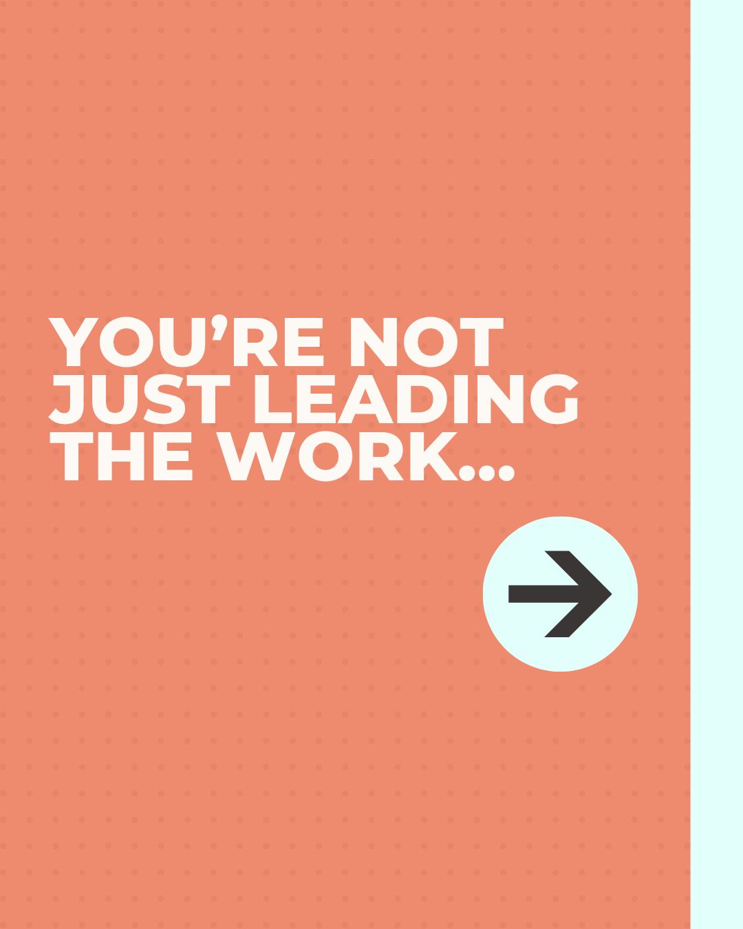 You were trained to lead.
You were not trained to carry the emotional weight of an entire team on your own.
And yet—that’s what so many leaders are doing every day.
Holding space.
Managing tension.
Trying to stay steady while everything around them moves.
It’s not that you’re doing it wrong.
It’s that you’ve been doing it alone.
And leadership was never meant to feel like that.
If you’ve been holding something that feels heavier than it should…
DM SUPPORT and I’ll send you the link to book a one-time 60-minute coaching session with me ($49 for a limited time).
You don’t have to figure it all out by yourself.