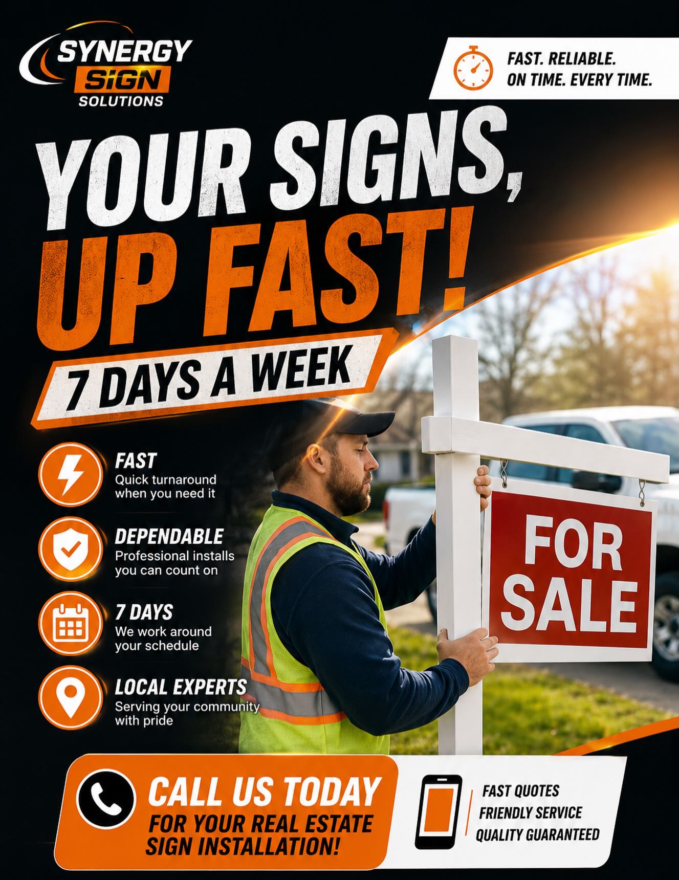 Need your real estate signs installed FAST? 🚀
At Synergy Sign Solutions, we provide reliable real estate sign installations 7 days a week so your listings never miss a beat. Whether it’s a last-minute install, open house, or new listing, we’ve got you covered with professional, on-time service every time.
📍 Fast Turnaround
📍 Dependable Service
📍 7 Days a Week
📍 Local Experts
Call today and get your signs working for you!
#longisland #realestatebroker #nyc #fyp
