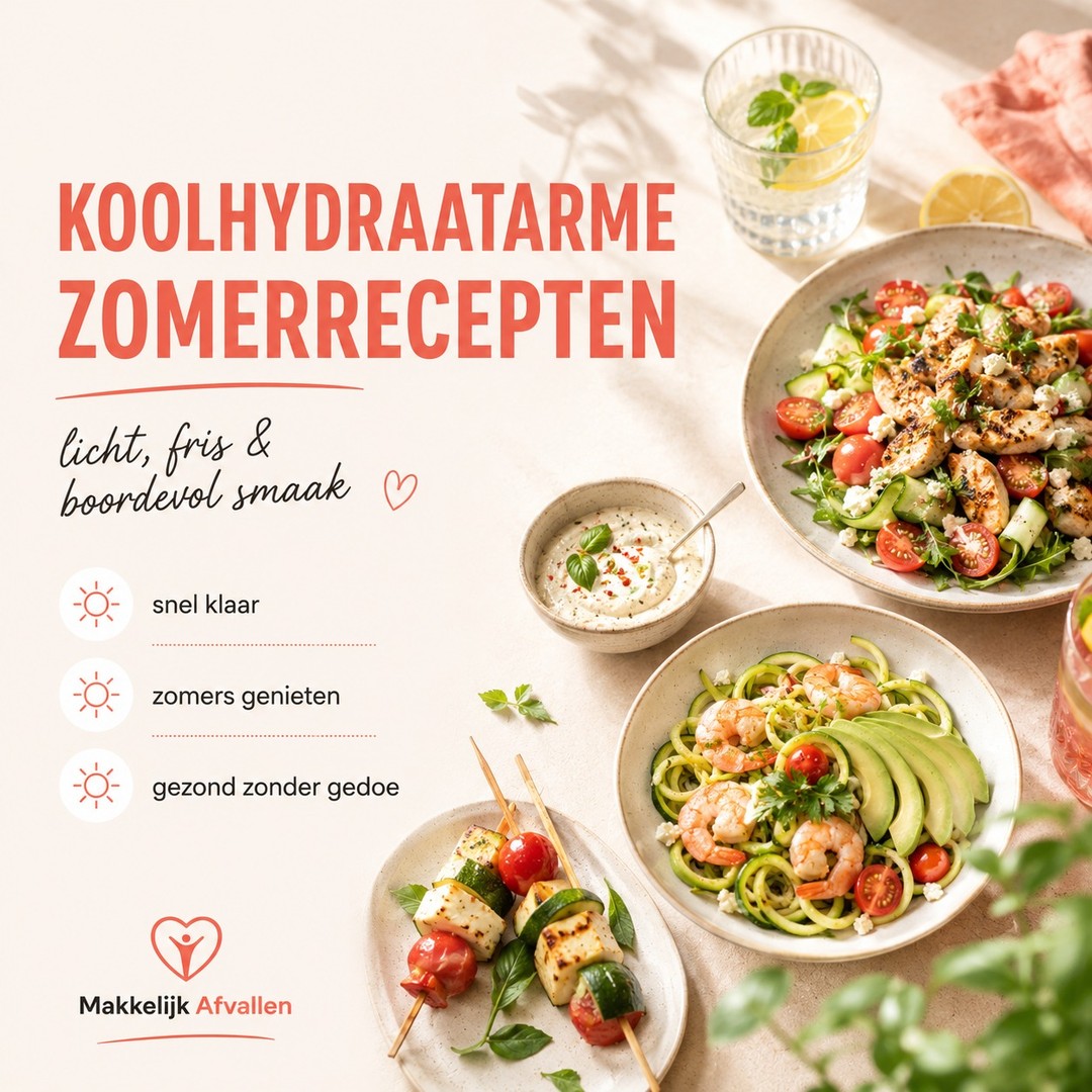 ☀️ Op zoek naar frisse inspiratie voor de zomer?
Wanneer de temperaturen stijgen, hebben veel mensen minder zin in zware maaltijden of uren in de keuken.
Maar gezond eten hoeft daarom niet ingewikkeld te worden.
In onze nieuwste blog verzamelden we onze favoriete koolhydraatarme zomerrecepten:
🥗 frisse maaltijdsalades
🍗 lichte BBQ inspiratie
🥒 snelle zomergerechten
🌿 gezonde recepten boordevol smaak
Perfect voor wie tijdens de zomer wil genieten van lekker eten zonder in te boeten op gemak.
Want gezond eten draait niet om streng zijn.
Het draait om slimme keuzes die passen bij jouw leven 💛
👉 Bekijk alle zomerse recepten via de link in de comments.
Welke zomerse maaltijd staat bij jou het vaakst op tafel?
#makkelijkafvallen #zomerrecepten #koolhydraatarm #gezondeten #mealprep #gezondevoeding #salades #bbq #gezondleven #weekmenu #afvallenzonderdieet