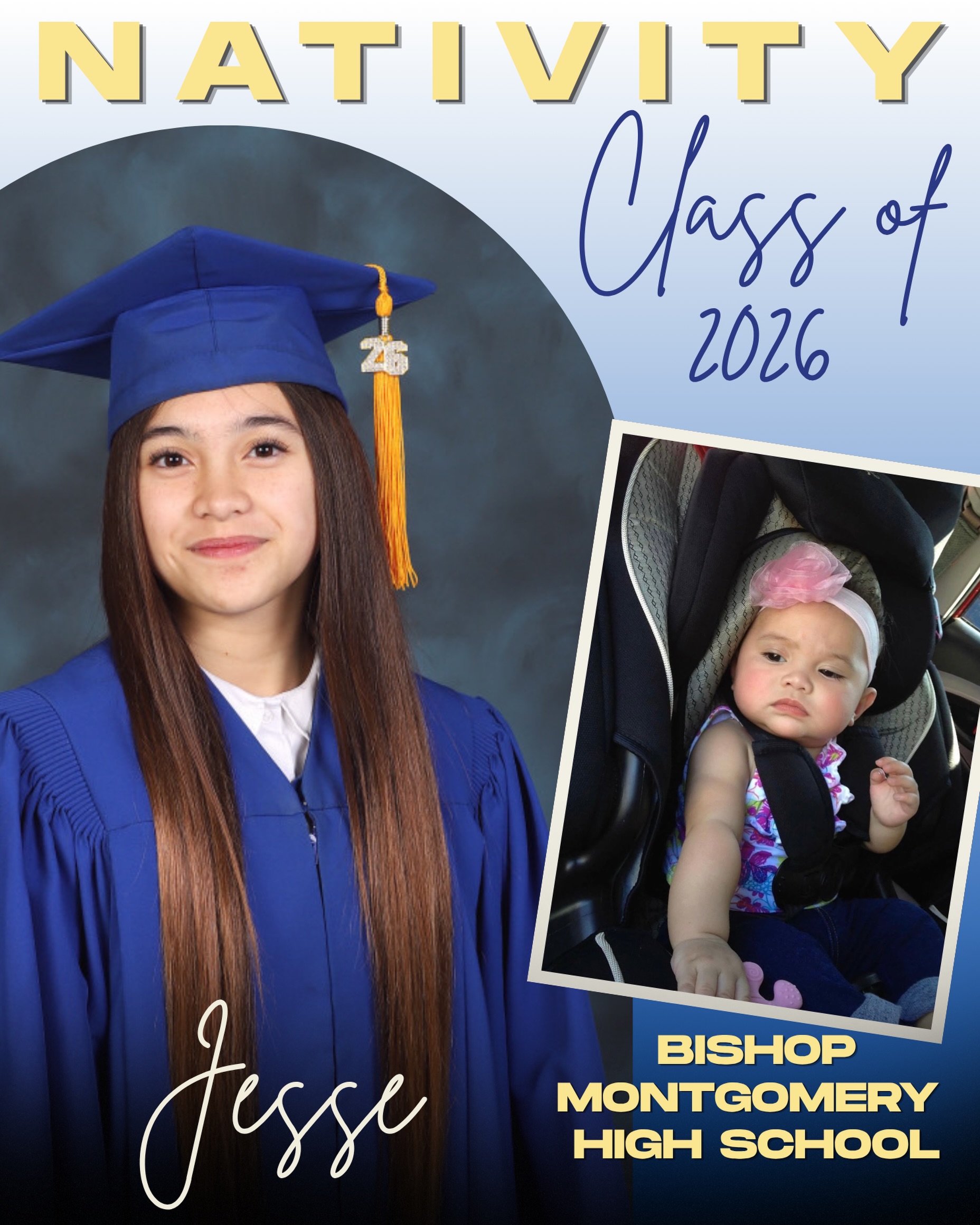 Letβs hear it for Jesse! Caps off to all of your hard work, dedication, and the countless memories youβve left behind. Youβve officially made it to the finish line of eighth grade, and the future is looking so bright! Enjoy every moment of your celebration, you deserve it! Congratulations, Jesse. Once a Bruin, Always a Bruin πππ»π