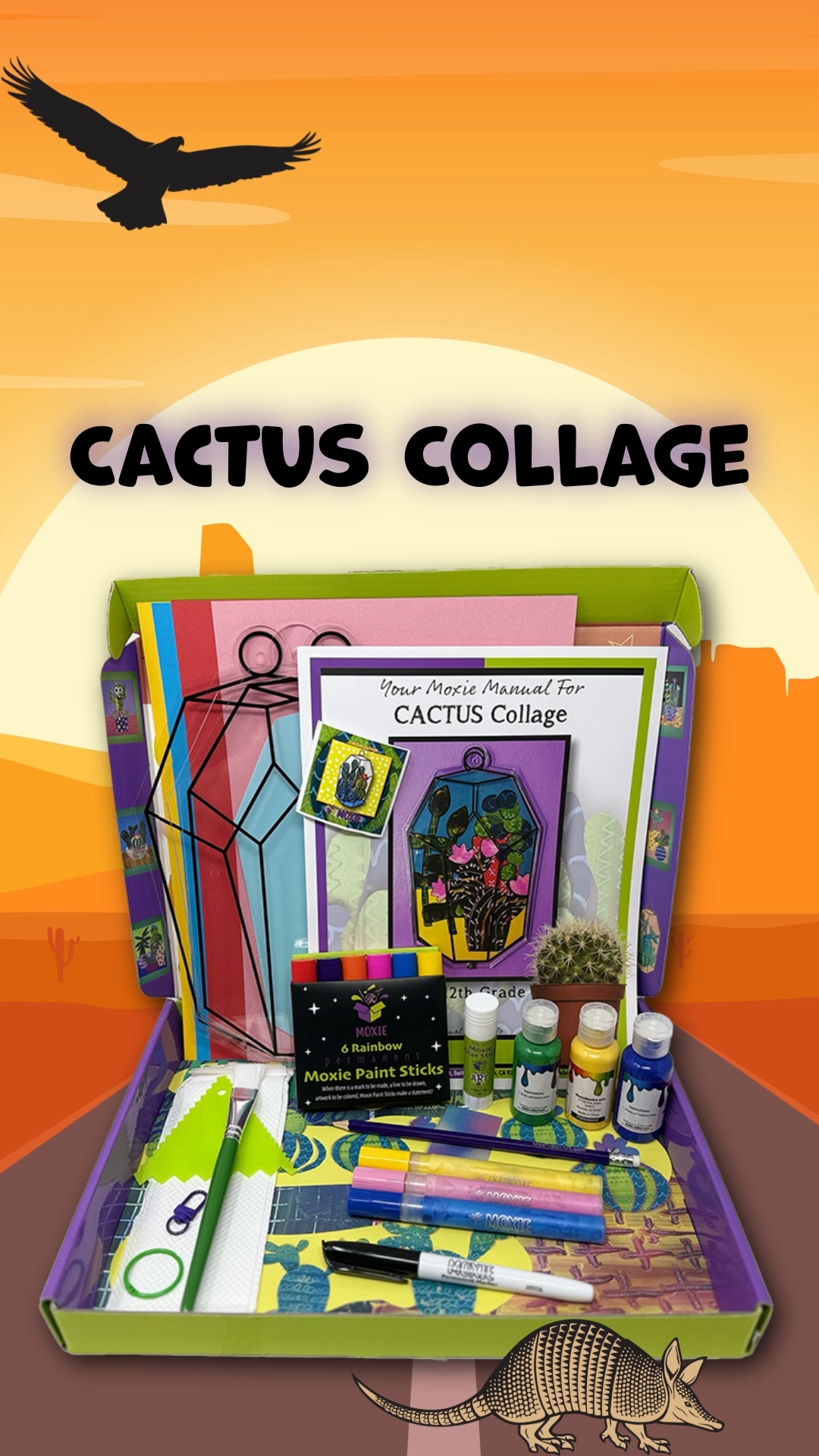 Bring on the heat of the West
Ready to unleash your inner artist? Dive into the vibrant world of the Cactus Collage art kit! ๐ตโจ Perfect for warm days, this kit inspires creativity with its unique desert-themed designs. Let your imagination run wild!
#CactusCollage #ArtInspiration #Moxiebox