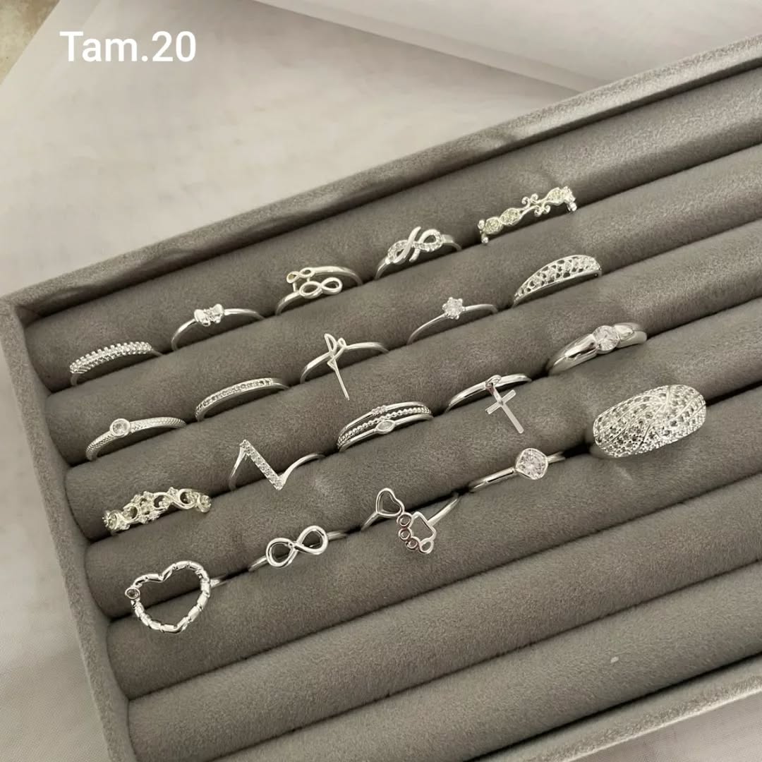 Anéis tamanho 20.