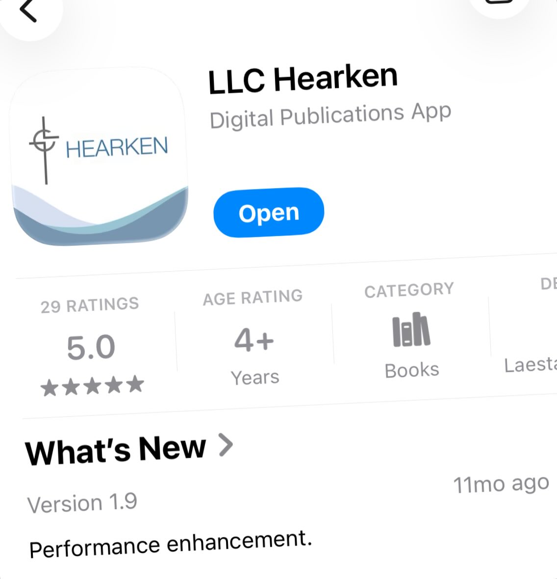We’re happy to share that the Hearken app is once again available for download on Apple devices through the App Store.
Thank you to everyone who reached out and reported the issue, and thank you for your patience while we worked with Hearken’s developers and Apple to resolve it.
If you were unable to install the app during the past few weeks, you may now download it as usual. Existing users were not affected, and all content and subscriptions have remained available throughout this time.
Thank you for your understanding, and we look forward to continuing to serve you through Hearken.
Update date: June 3, 2026