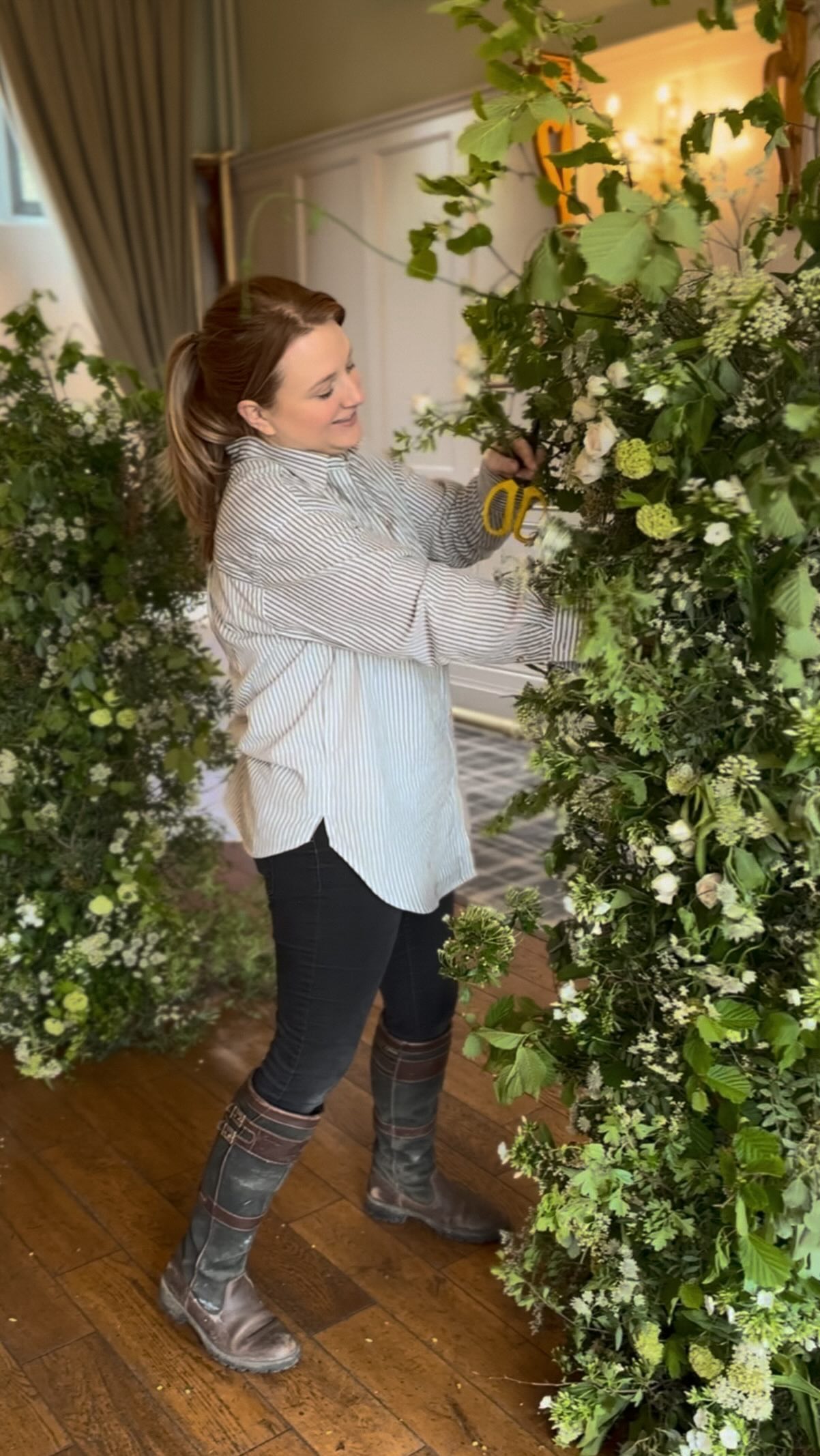 As we look ahead to our 2026 weddings, I always find myself looking back at some of the beautiful celebrations we’ve had the privilege of creating.
This wedding @themaynardgrindleford was a perfect example of the romantic, whimsical style we love so much. Inspired by the English countryside, we created two deconstructed ceremony arches filled with meadow-inspired blooms, hedgerow textures, and delicate blush tones woven through soft whites and fresh greens. Mini floral meadows lined the aisle, incorporating dried elements such as honesty, before being repurposed as table centrepieces later in the day.
To draw the eye towards the ceremony space, we dressed the chandeliers with cascading asparagus fern and ivy, creating movement and bringing the outdoors in.
If you’re dreaming of wedding flowers that feel romantic, natural and effortlessly wild—think English garden meets meadow in bloom—I’d love to hear from you. Whether you’re planning an intimate gathering or a large-scale celebration, we create bespoke floral designs tailored to every style, size and budget.
Now booking 2027 & 2028 weddings ✨