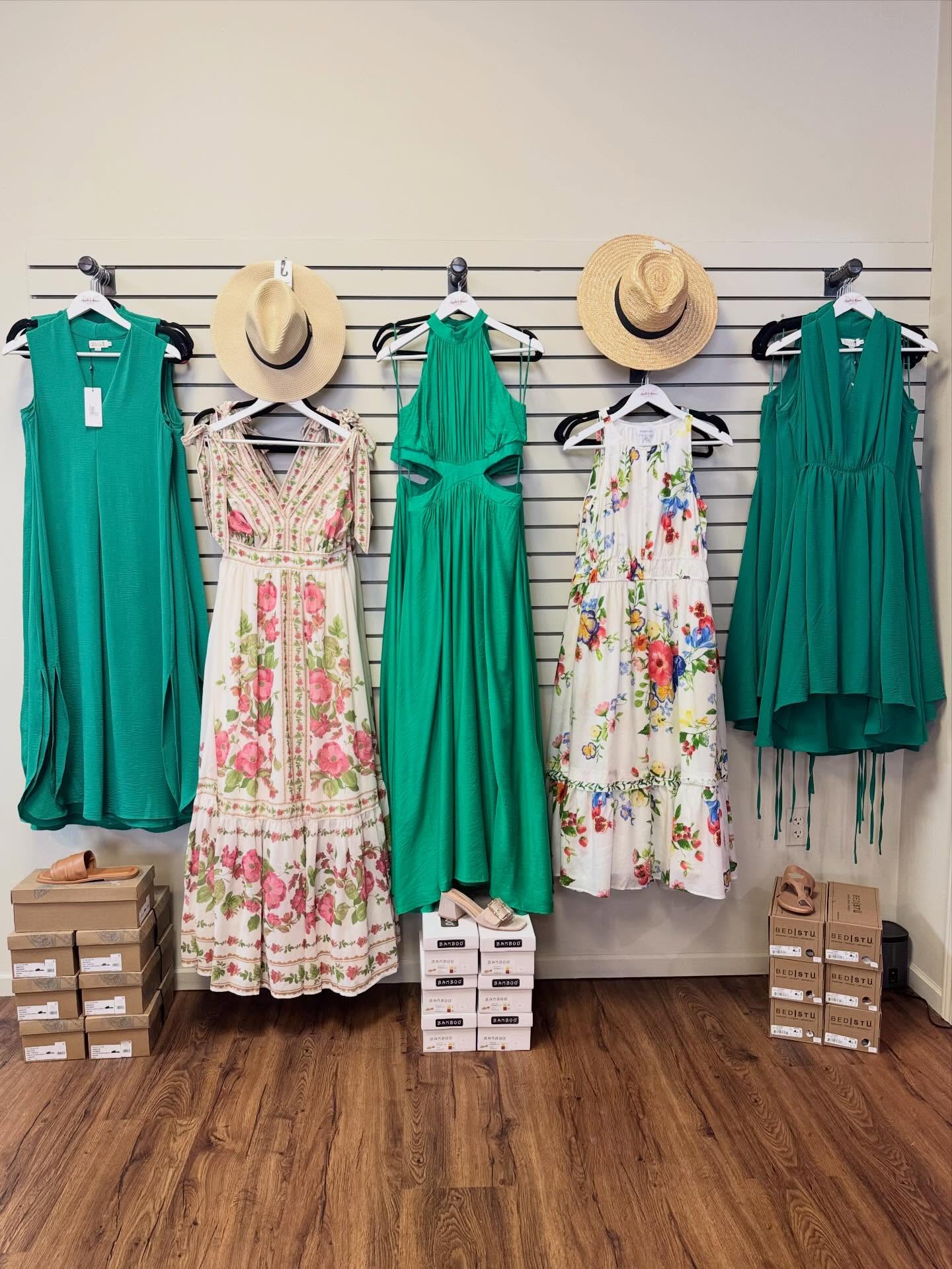 Florals & the greens of summer are here in the most incredible cuts. Which one will you try?
#maxidress #summerdress #floral #ladiesfashion #boutiquestyle