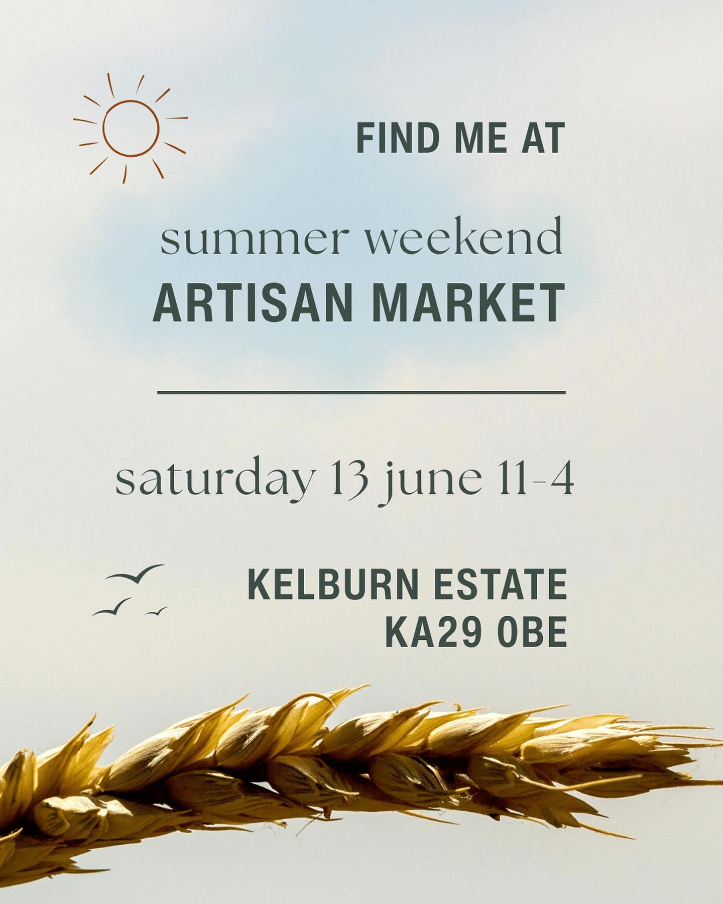 Looking forward to taking part for the first time at @wildivymarkets at @kelburnestate on Sat 13 June 11-4. Do come along and visit 🛍️🥳 #wildivymarket #craftmarket #ayrshire #kelburncastle #leonastewartglass #whatsonayrshire