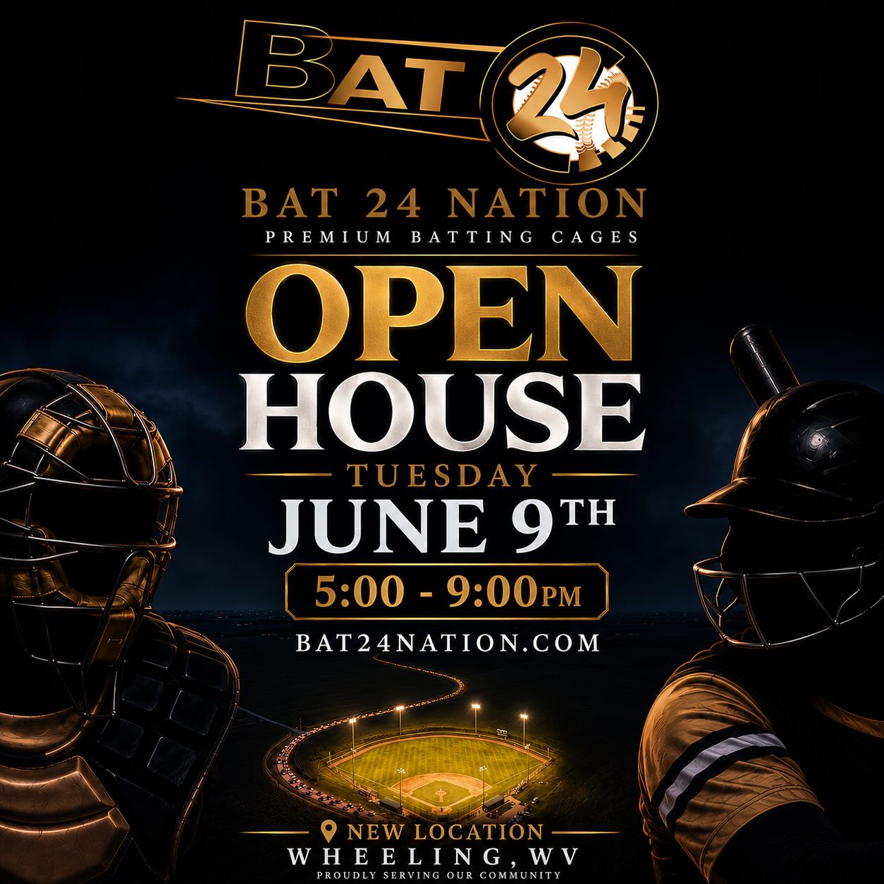 Open house next week @bat24wheeling