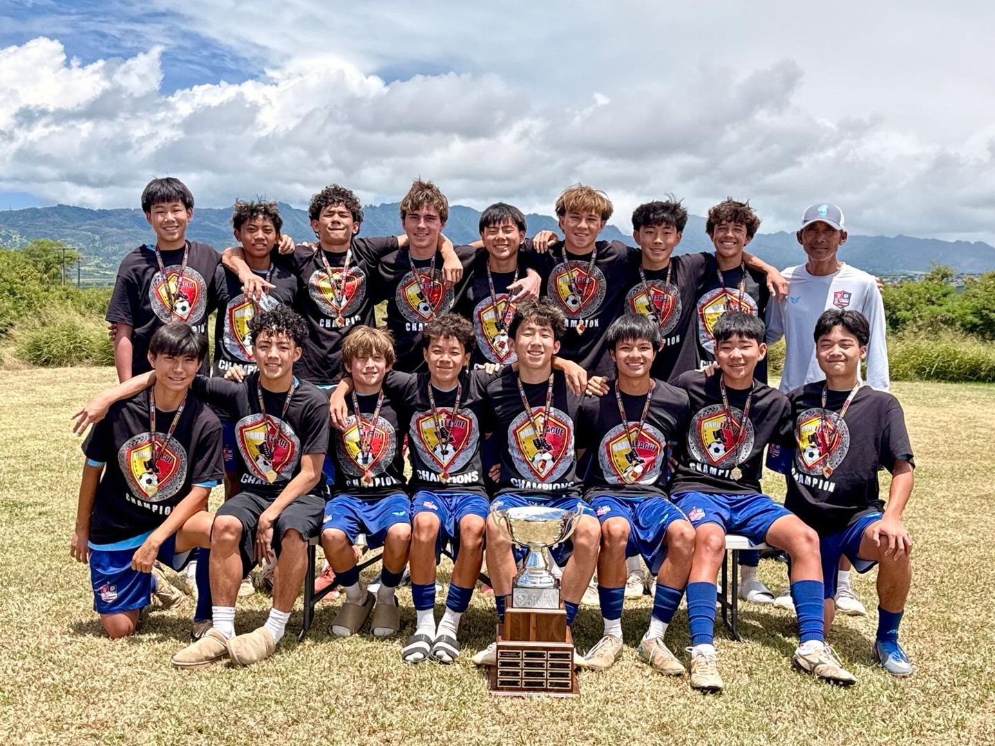 🏆 2010 Boys — Oʻahu League Premier Division Champions
First in the Fall. First in the Spring.
Congratulations to Coach Oth Ngonethong and the 2010 Boys on retaining their place at the top of the Oʻahu League Premier Division. 🌺⚽️
Results are earned over time. This group continues to show what that looks like.
#FCHawaii #HawaiiSoccer #HawaiʻiSoccer #OahuLeague #PlayerDevelopment #AchieveInspireConnect