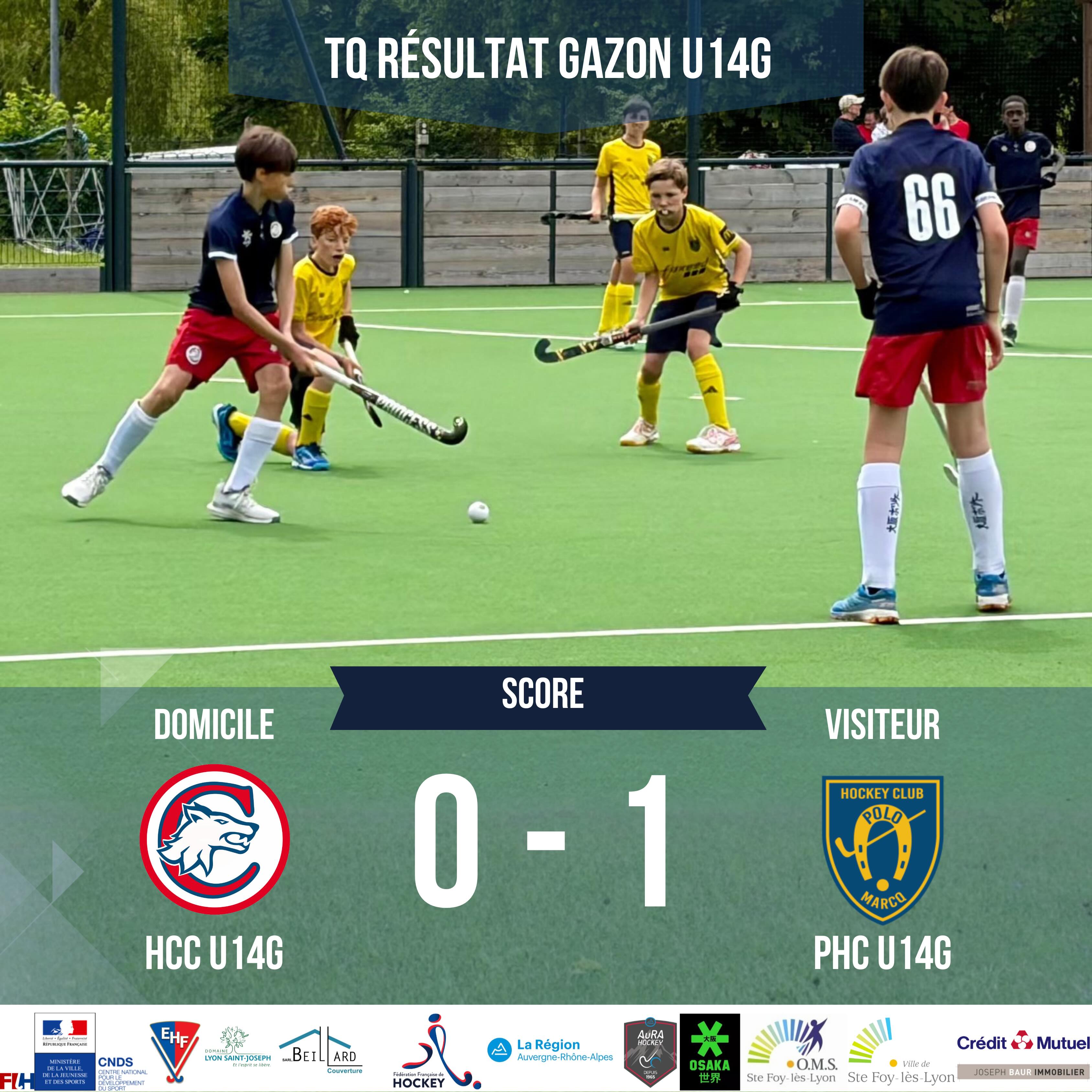U14G : Un Tournoi Qualificatif exigeant au Racing Club de France 🏑
Ce week-end du 30-31 mai, nos U14 garçons se sont rendus sur les installations du Racing Club de France pour disputer leur tournoi qualificatif. Ce fut une étape de haut niveau où nos jeunes Loups ont dû faire face à une poule particulièrement relevée.
Le bilan des rencontres :
HCC 0 - 1 PHC : Un match extrêmement serré contre une équipe du Polo très bien en place. Nos joueurs ont lutté jusqu’au bout, ne s’inclinant que d’un petit but.
HCC 0 - 4 RCF : Face aux hôtes du Racing, la marche était plus haute. Malgré une belle débauche d’énergie, nos garçons ont subi la loi d’un effectif solide et efficace.
Si les résultats comptables ne sont pas en notre faveur ce week-end, l’expérience acquise face à de telles oppositions est précieuse pour la progression de ce groupe.
Bravo aux joueurs pour leur état d’esprit et merci aux coachs ainsi qu’aux parents accompagnateurs pour ce déplacement.
Allez Charcot ! 🐺🔴⚪ @allwaysport @josephbaurimmobilier @domainelyonstjoseph @beillard_couverture @creditmutuel @osakafrance @ff_hockey @aura_hockey @stefoyleslyon