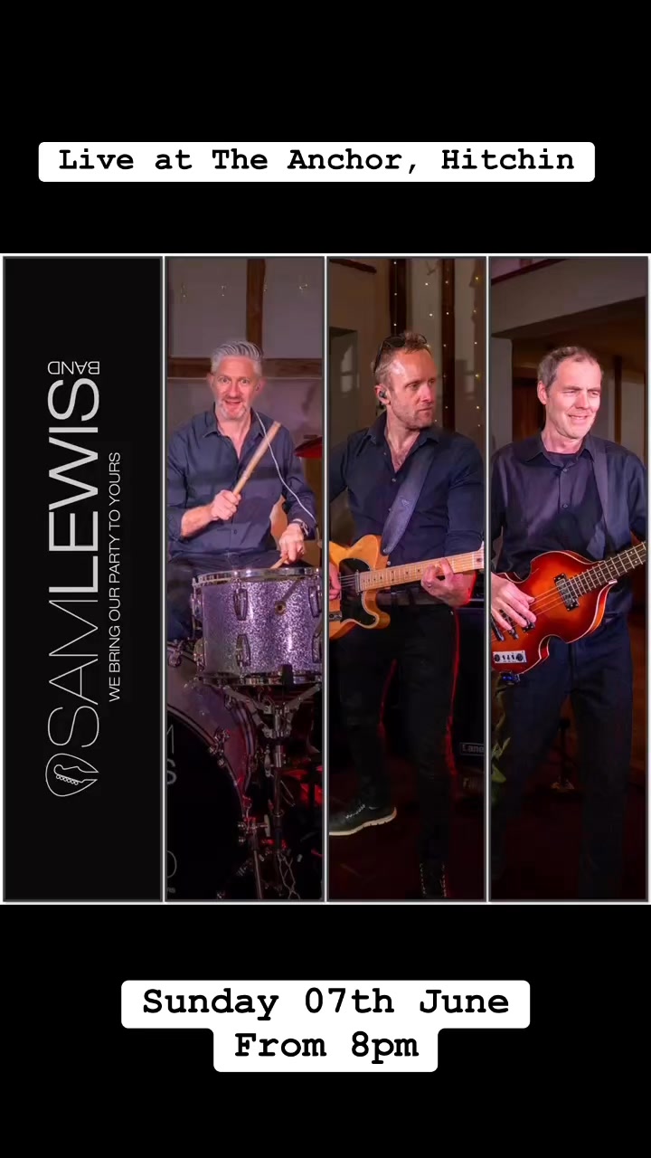 🔳 Almost as rare as rocking horse 💩
🔳 We’re live at The Anchor, Walsworth this Sunday 07th June from 8pm.
🌎 www.samlewisband.com
📸 helenweirphotography