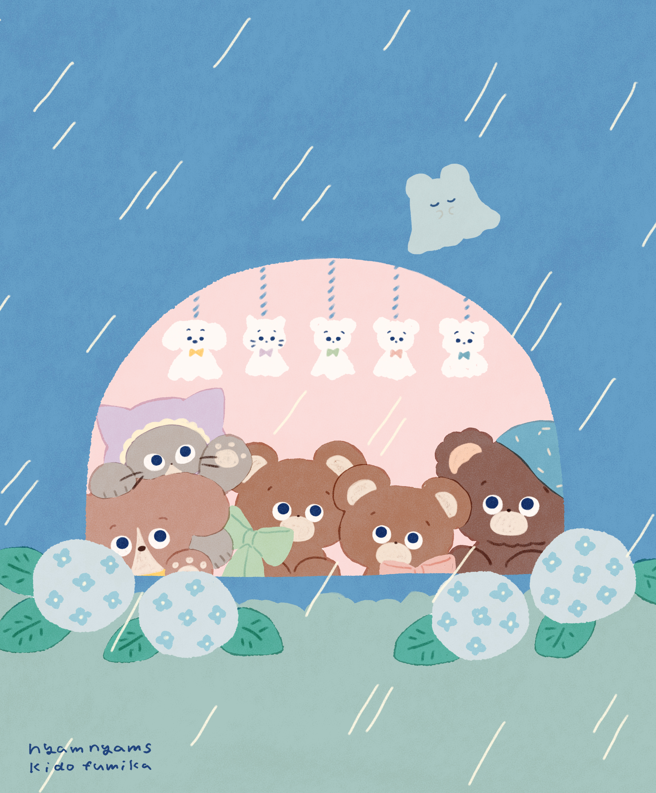 .
.
はやく止むといいね. ☂️
.
.
.
n y a m n y a m s
🐻 ( m o g u )
🧸 ( p a k u )
🧸 ( h a g u )
🐶 ( p e r o )
🐱 ( a m u )
👻 ( ? ? ? )