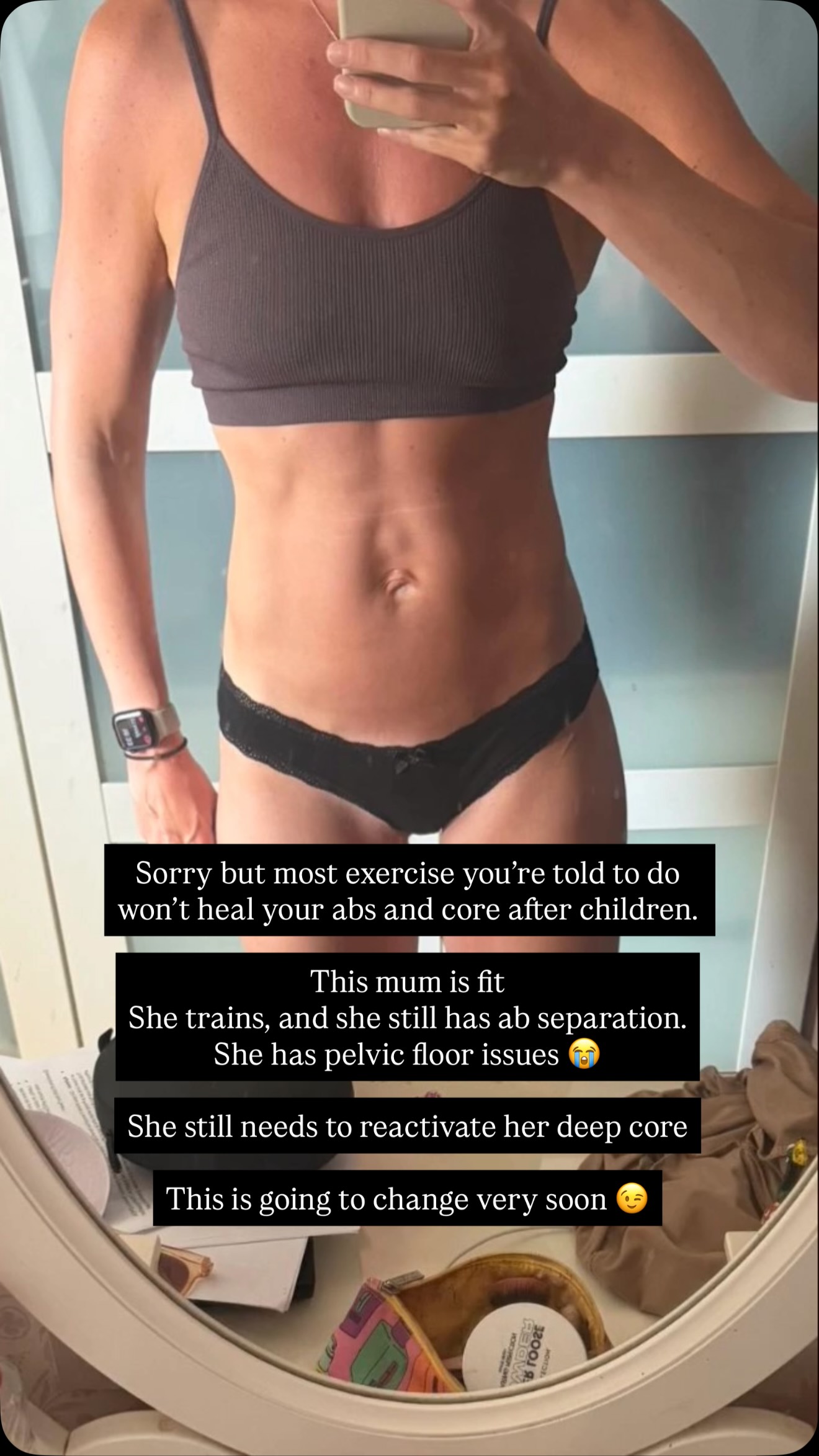 Sorry but most exercise you’re told to do after children won’t heal your abs and core 😫
Mums come to me after years of training, PTs, gym work, physios, even specialists giving out misinformation and poor guidance on what to do
For some reason it’s also made to feel really difficult and overwhelming
When the reality is, it’s so simple - you just need the right guidance.
You need to connect with your deep core again, using breath work and gentle movements
Switch the core back on and then start to build it back up again. Only then will you be able to strengthen and heal it
THEN you will get maximum results from all your other exercise too 🔥
It’s such a shame to see mums struggle with ab separation, pelvic floor issues, pain and a tummy they’re not happy with, especially after putting in so much effort thus far.
This mum is inside my app this month doing my Band & Tone… Yes she looks incredible … and she has realised that within the first day that her core definitely needs some work.
The Core Builder is THE program for this… however, she is already super fit and wants the challenge of my resistance band program to tone the rest of her body 🔥 So for now, she is using my guidance inside the app to target her deep core alongside working the rest of her body too 💪
I haven’t had a lady yet who hasn’t healed her ab separation inside the Core Builder… so let’s watch this space 😉👀!….
Go mama 🔥 I am beyond excited to support her 🥹!…
Some of you missed out and have already snapped up a spot on the next program !! Once you join you can make a start with the ‘starter kit’ inside the app 👀 Doors are open - use the link in bio (for the Beginner’s Core OR Band & Tone) or reach out to me to chat 💕