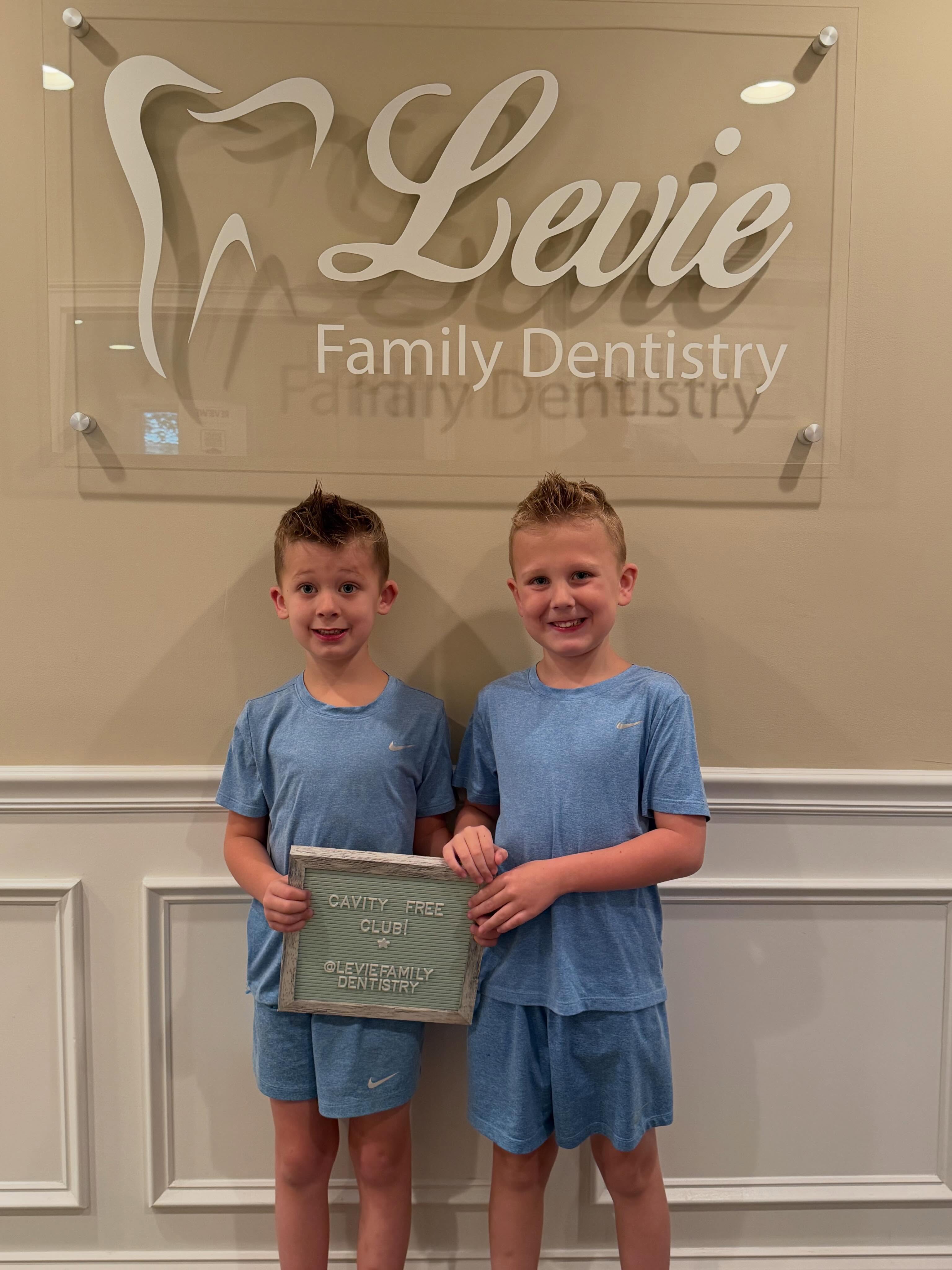 Oh boy!! 🎉 We have TWO new members in the Cavity-Free Club! 😁🦷 So proud of these brothers and their awesome brushing habits! Keep up the great work! ✨
706-638-2784
Leviefamilydentistry.com