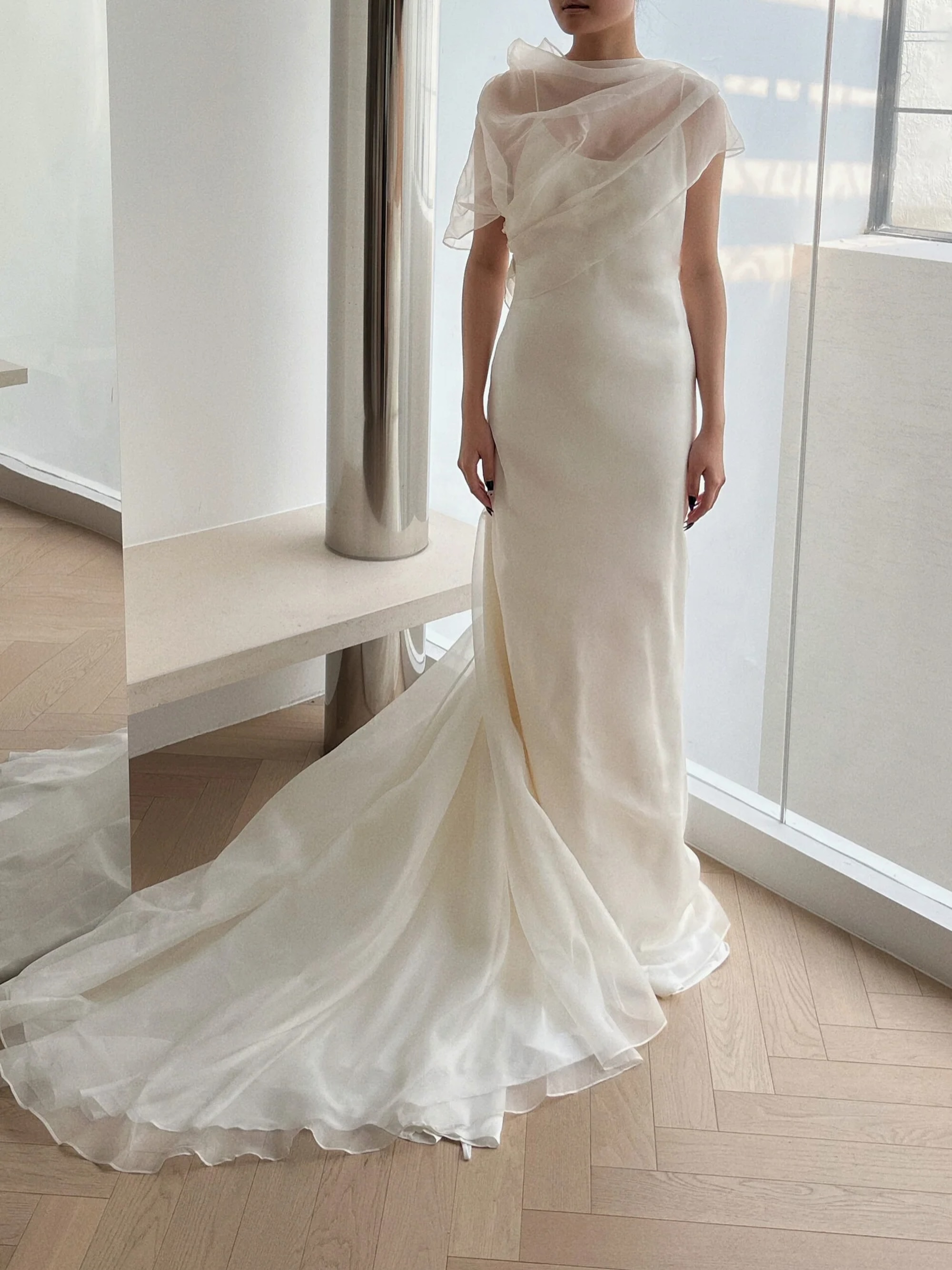 Unbridaled offers a premium bridal experience built on style, expertise and honest advice rather than luxury clichés. Our collection focuses on exceptional design, beautiful fabrics and modern silhouettes from independent designers, with most gowns priced between £1,500–£3,000. While we’re not a budget destination, many of our dresses offer the same level of craftsmanship, quality and impact as styles you’ll find elsewhere for considerably more. The result is a relaxed, appointment-only experience where thoughtful curation matters more than excess, and where value comes from finding the right dress rather than simply the most expensive one. Photo Viola - a deconstructed organza masterpiece for the bold bride.
