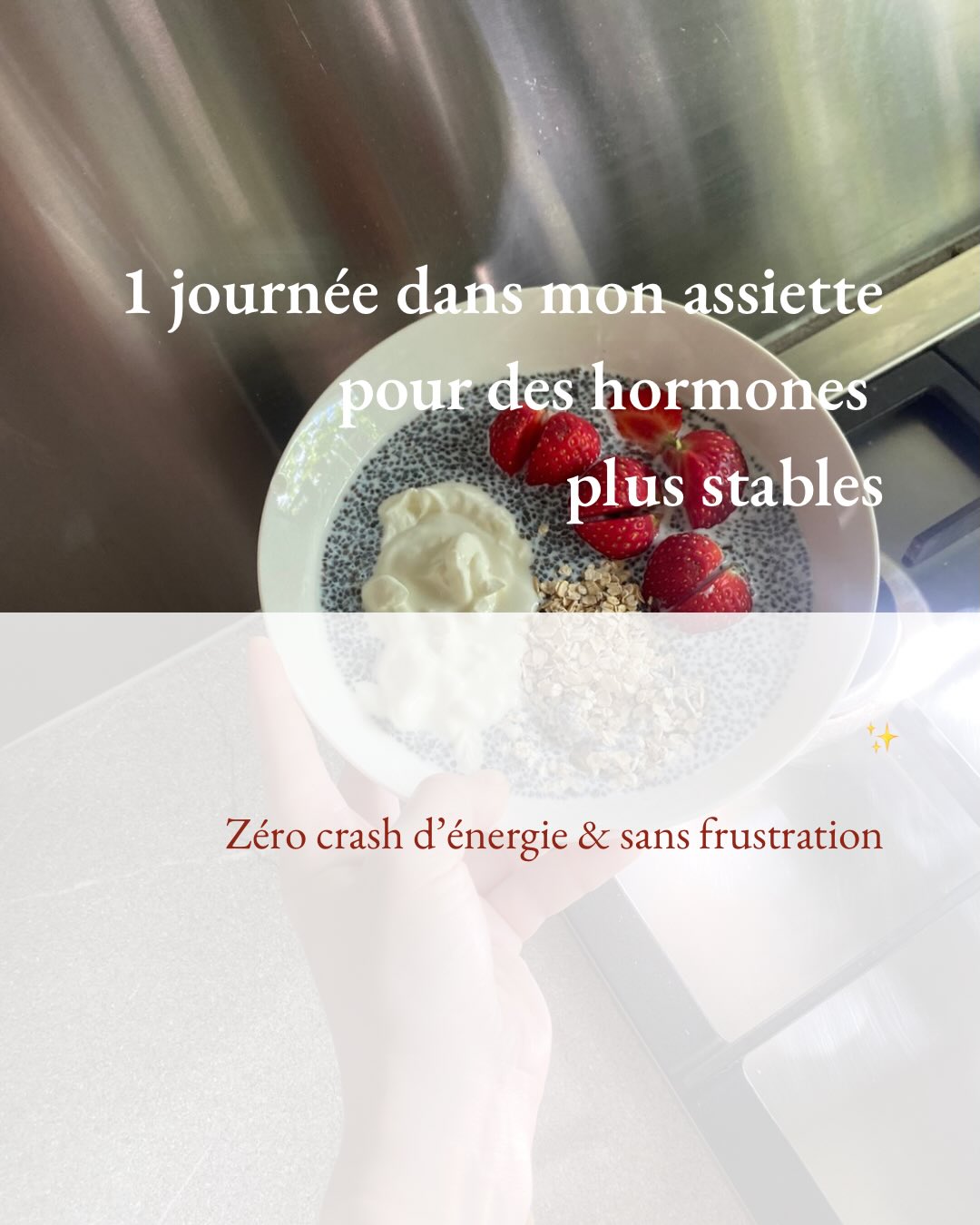 Un peu d’inspiration ✨✨
Des fibres
Du gras
Des protéines
On oublie pas les glucides
Et surtout 👉 un MAX de couleur !!
Et surtout, n'oublie pas de t'abonner @eugenie_happyhormones
-------
✨ J'ai aidé +100 femmes à rééquilibrer leurs hormones pour apaiser leurs symptômes (douleurs, acné, perte de cheveux, prise de poids, SOPK, endométriose…) et retrouver leur énergie & confiance en soi 🥰
sopk · endométriose · (péri)ménopause · hypothyroïdie · cycle féminin · équilibre hormonal · déséquilibre hormonal · santé féminine
