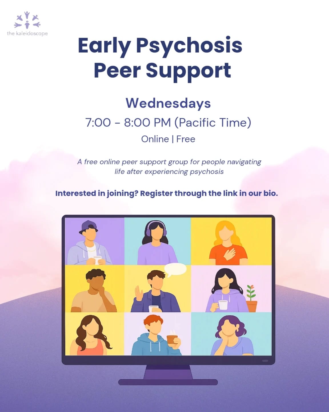Experiencing psychosis can mean different things to different people.
Come join a group of folks with lived and living experience of psychosis in a safe(r), non-judgmental space to chat about the experience of psychosis and life in recovery,
Link in bio to register
#psychosis #schizophrenia #bipolardisorder #peersupport