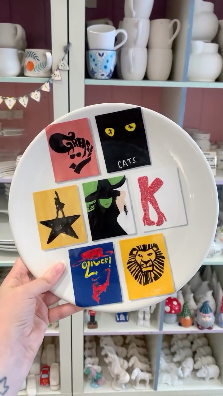 Have you spotted our new additions of painted pottery in the studio recently?
It’s always a treat when the staff get to paint up some fun new samples for you to get inspired by!
Whether it’s to advertise a new workshop, test out a new bisque item, give inspiration for baby prints or just something trending that we think you might like, we hope they come in handy when painting in our studio