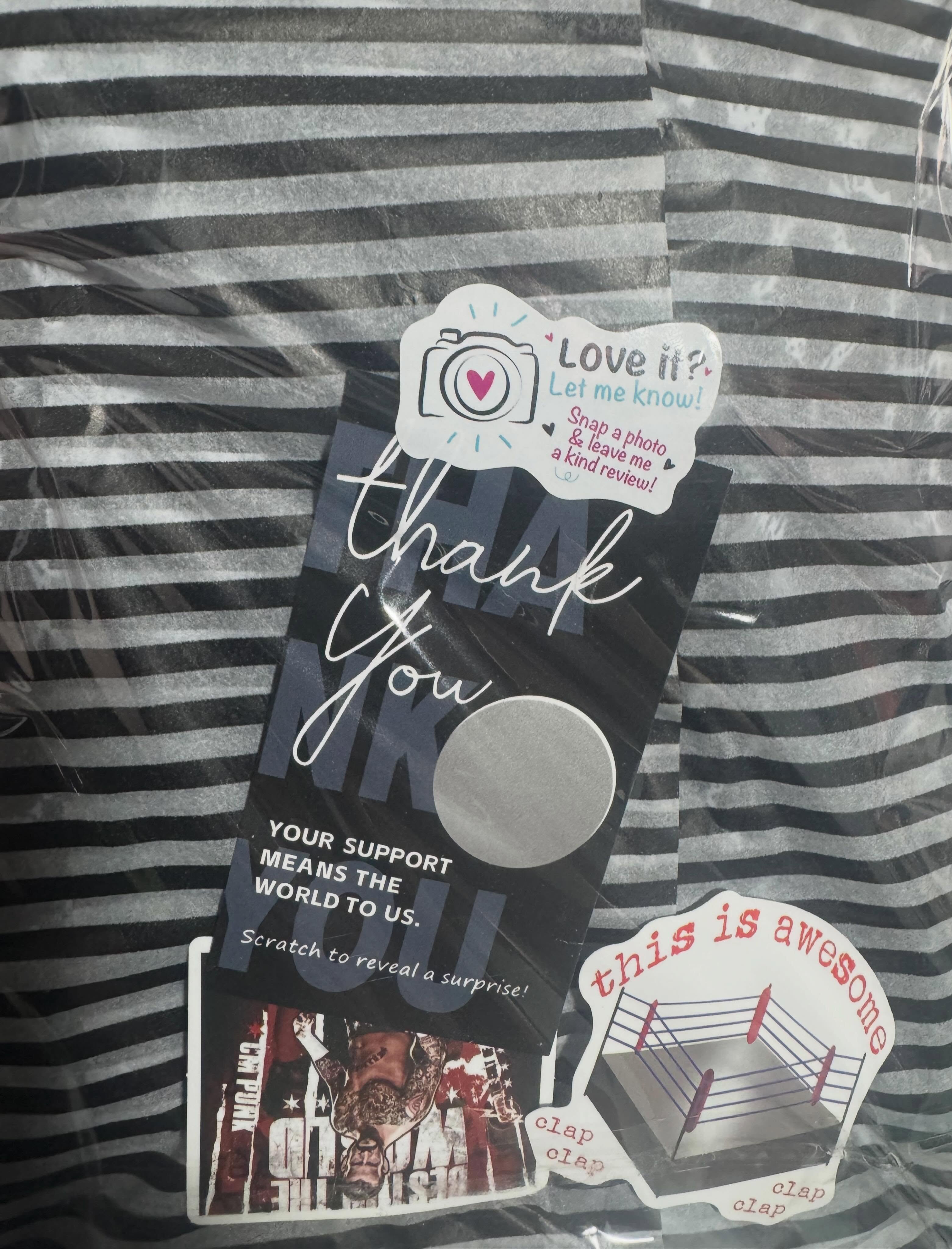 New scratch off discount cards for orders sent this month and any orders made this month 💜 loving my packaging