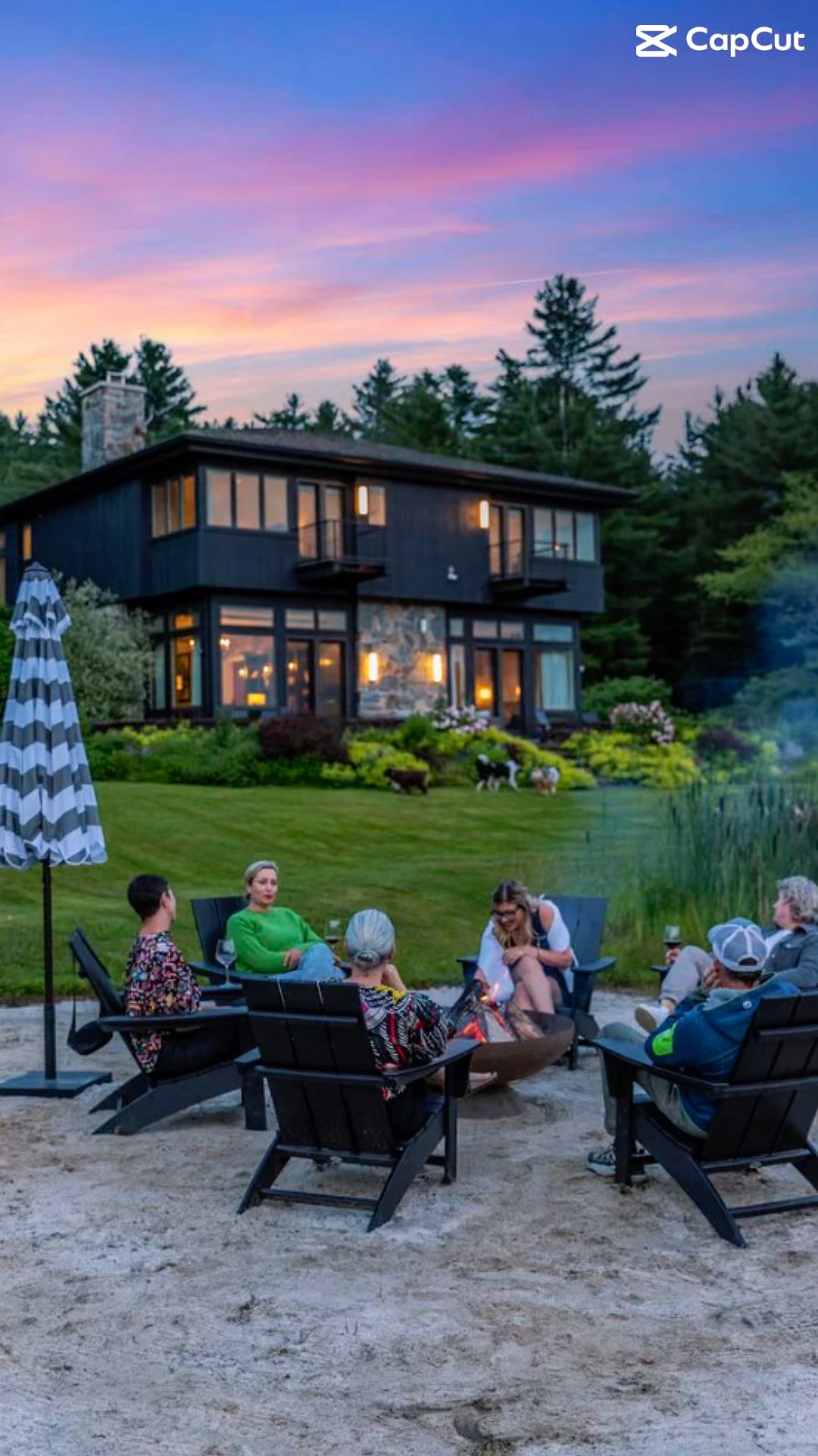 We're sharing Stowe, VT with you where Meadowstone Manor is ready for the season! Warm weather is there this season is something else entirely. The forests are pushing up ramps and rhubarb, perfect for anyone who loves to forage. They've cut new hiking trails through the fields, and the wildflowers are in full bloom. The trees have filled in beautifully, and the streams throughout the property are running strong after an exceptional winter snowpack — they add a kind of brightness and sound to everything that's hard to describe until you've heard it. The wildlife has been extraordinary. Hawks circle overhead, wild turkeys wander through, and a pair of geese on the pond just welcomed two goslings. The herons are back visiting in the mornings, and at night the owls are in full voice.
On the property, the pool is open, the clay tennis courts have been freshly rolled, and pickleball is all set up. They've also just installed new stone paths, and the planting beds seem to be producing something new every single day. The days are gloriously long right now — the sun is up by 5:30 in the morning and doesn't set until nearly 9 at night. The weather has been stunning, though admittedly it did snow at the top of Mount Mansfield this past Saturday, which only added to the drama of the landscape. And Stowe itself is in full swing. The Sunday farmers market is a favorite experience — extraordinary local cheeses, some of the most remarkable artisan breads ever tasted, fresh meats, prepared foods, and always wonderful live music. The rivers are running high and fast from the snowmelt, which makes for incredible rafting, and the trout fishing has been exceptional for those who fly fish.
The sunsets overlooking the mountains will stop guests in their tracks every evening! Ask us for details info@dominiquedebay.com or phone us at 1-212-752-1416 and Whatsapp 1-917-940-2407 hashtag#Dominiquedebaycollection @MeadowstoneManor hashtag#vermont hashtag#stowe