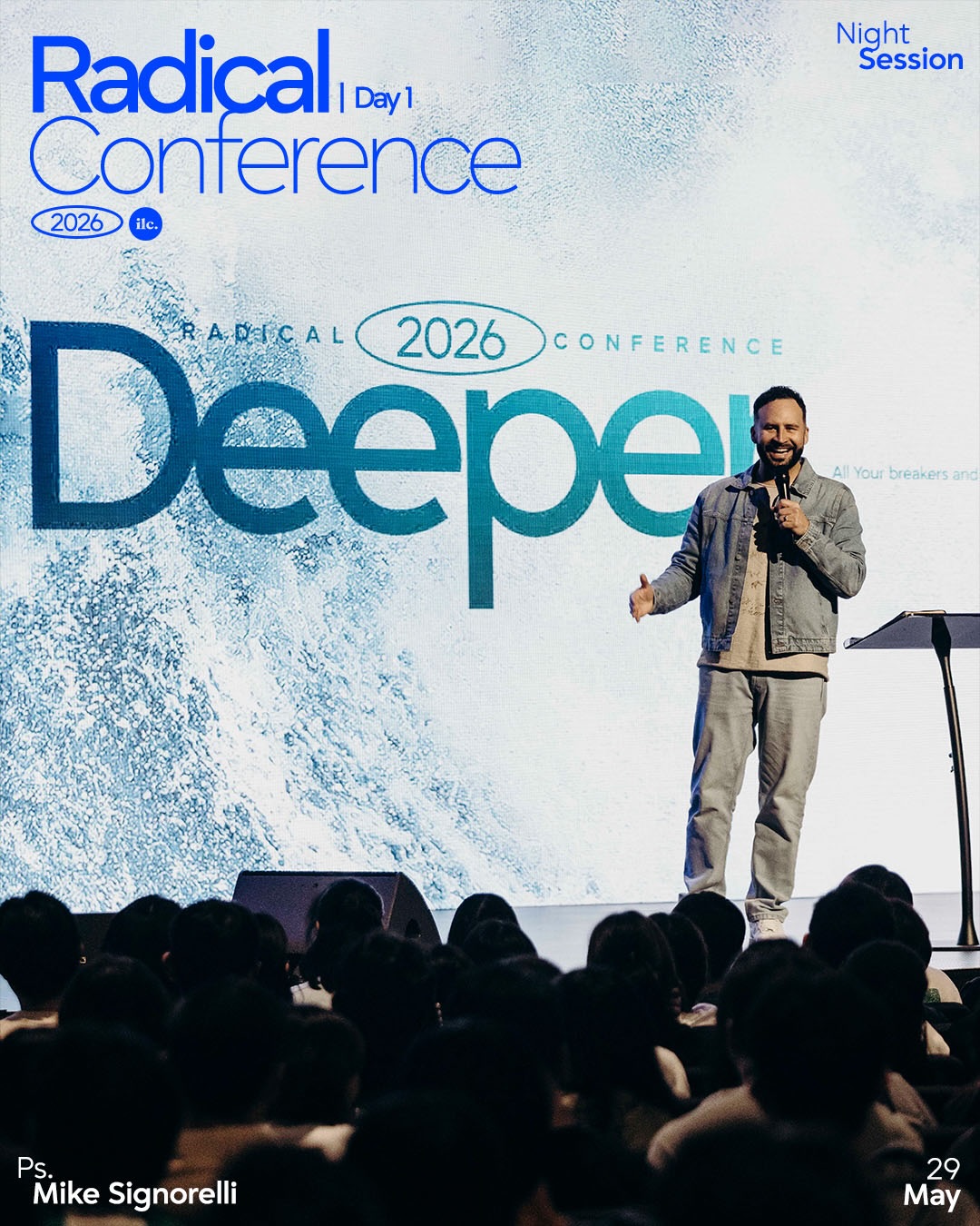 “If it is a demon, it is already defeated. If it is a weakness, it needs to be developed. If it is a stronghold, it will be demolished.” - Ps Mike Signorelli (@mikesignorelli_)
𝐑𝐀𝐃𝐂𝐎𝐍𝟐𝟔 | 𝐃𝐚𝐲 𝟏 - 𝐎𝐩𝐞𝐧𝐢𝐧𝐠 𝐍𝐢𝐠𝐡𝐭
We never allow strangers into our physical home. Then why do some of us allow the enemy’s thoughts to take residence in our minds?
Satan has a roar but no bite. It’s time for us to get violent and push back.
Let’s LOCK IN, and take our 99% to 100% and beyond.
#impactlifesg #RADCON26