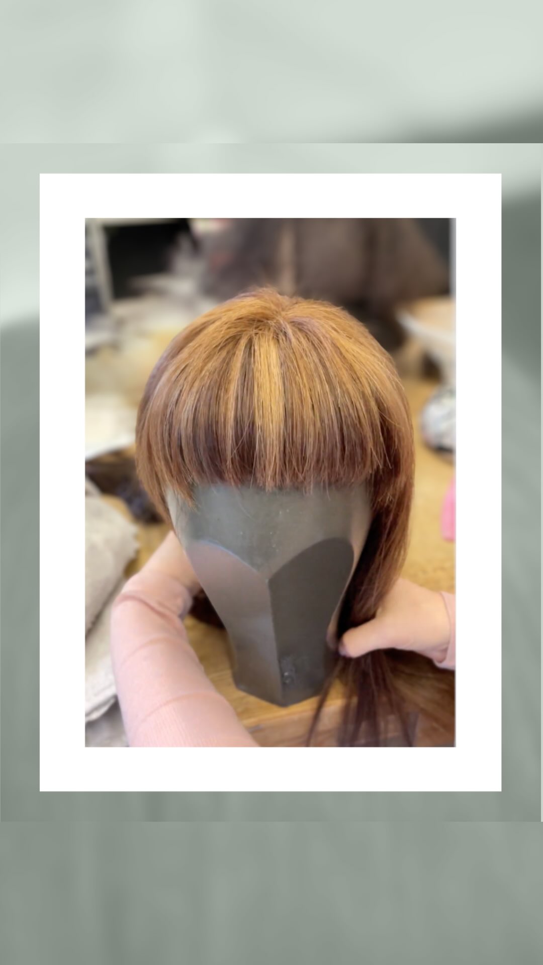 Do you call them “bangs” or a “fringe”?? 🤔#londonwigmaker #bespokewigs #wigslondon #fringes