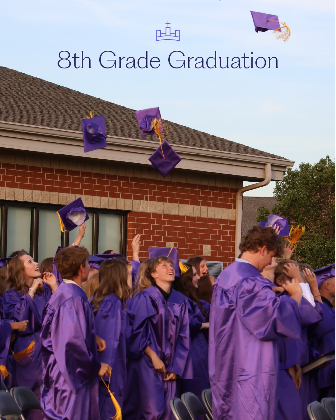 The CPCS class of 2026 🎓 graduated last night! Pastors Todd Cosenza, David Hamstra, & Steven Swets walked the graduates through our 2025-2026 theme verse, Matthew 6:33. Our valedictorian, Liam, shared with his peers! Congratulations, class of 2026! 🎉
#crownpointchristianschool #inservicetotheking