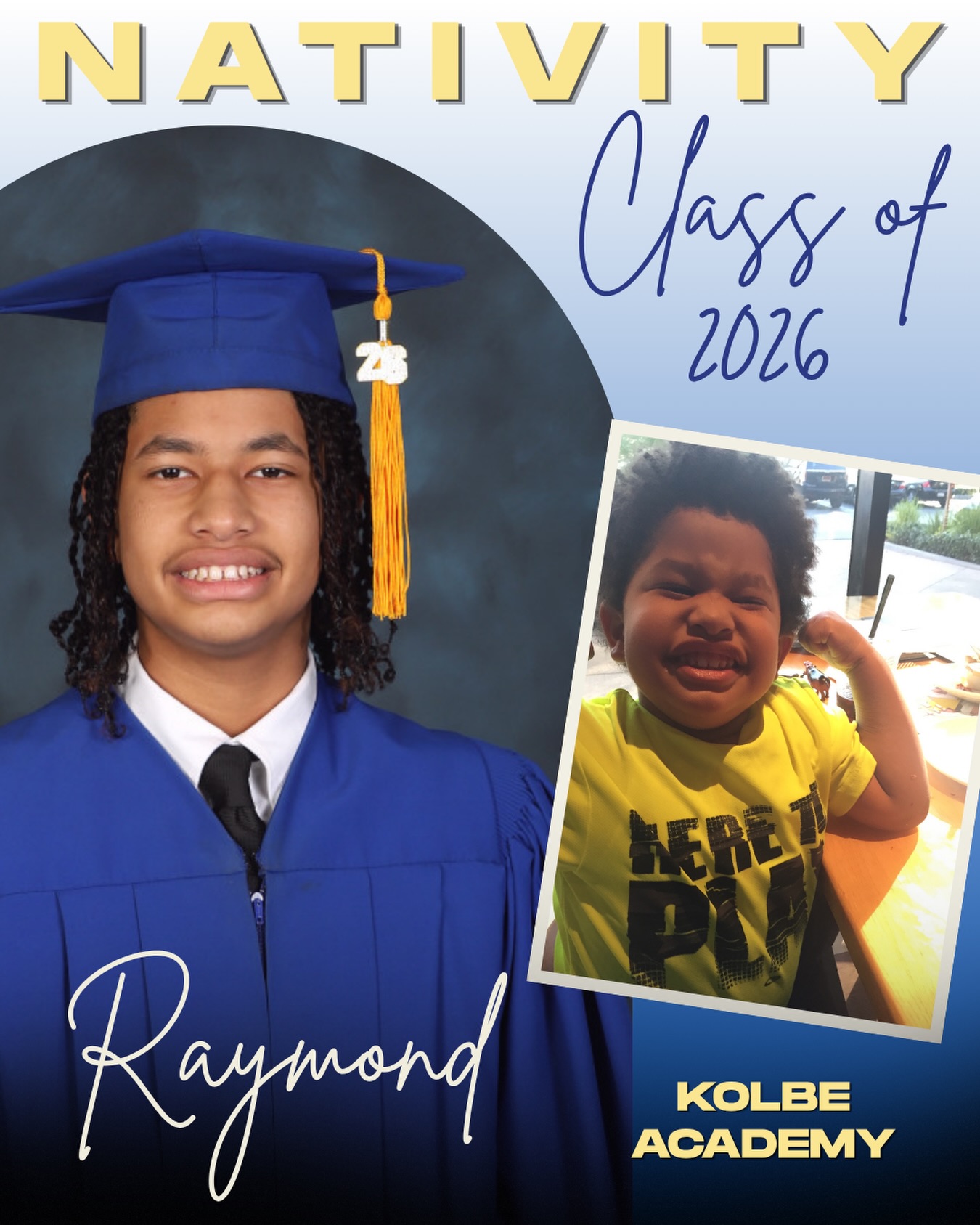 Sending so much love and congratulations to Raymond! Youβve worked hard, made us laugh, and grown so much. As you close this chapter and look toward high school, know that you have everything it takes to do amazing things. Keep being great! Congratulations, Raymond! Once a Bruin, Always a Bruin πππ»π