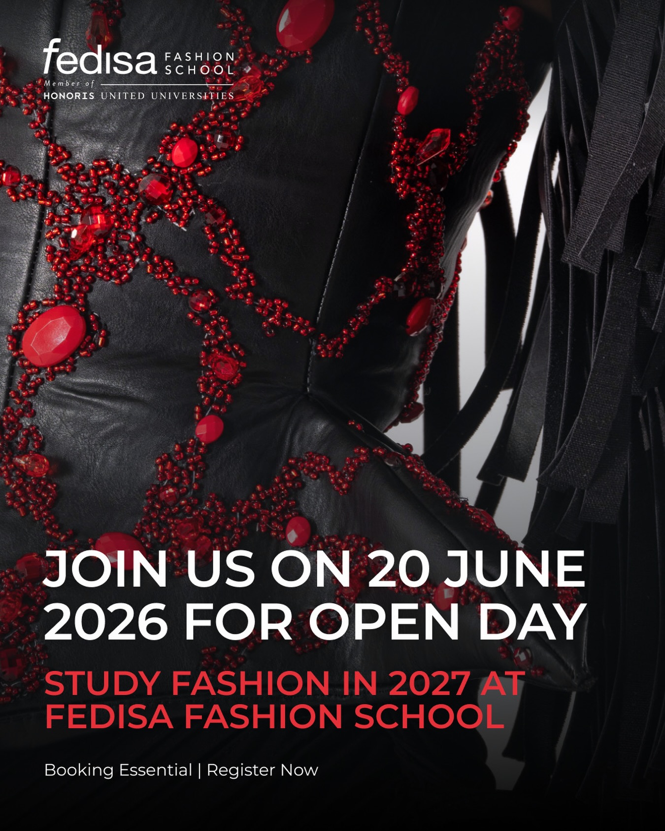 Your future in fashion starts here.
Join us on 20 June 2026 for the next FEDISA Open Day and discover what it takes to build a career in one of the world’s most dynamic industries.
Explore our campus, meet our lecturers and students, learn about our programmes, and get a firsthand look at the creativity, innovation, and industry connections that set FEDISA apart.
Thinking about studying fashion in 2027? This is the perfect opportunity to experience the FEDISA difference and even complete your application on the day.
📍 FEDISA Fashion School
📅 20 June 2026
🎓 2027 Applications Now Open
Booking Essential | Register now
Register now by clicking the link in our bio.
Visit our www.fedisa.co.za to learn more and secure your place.
#FEDISA #FashionSchool #StudyFashion #FashionDesign #FashionBusiness