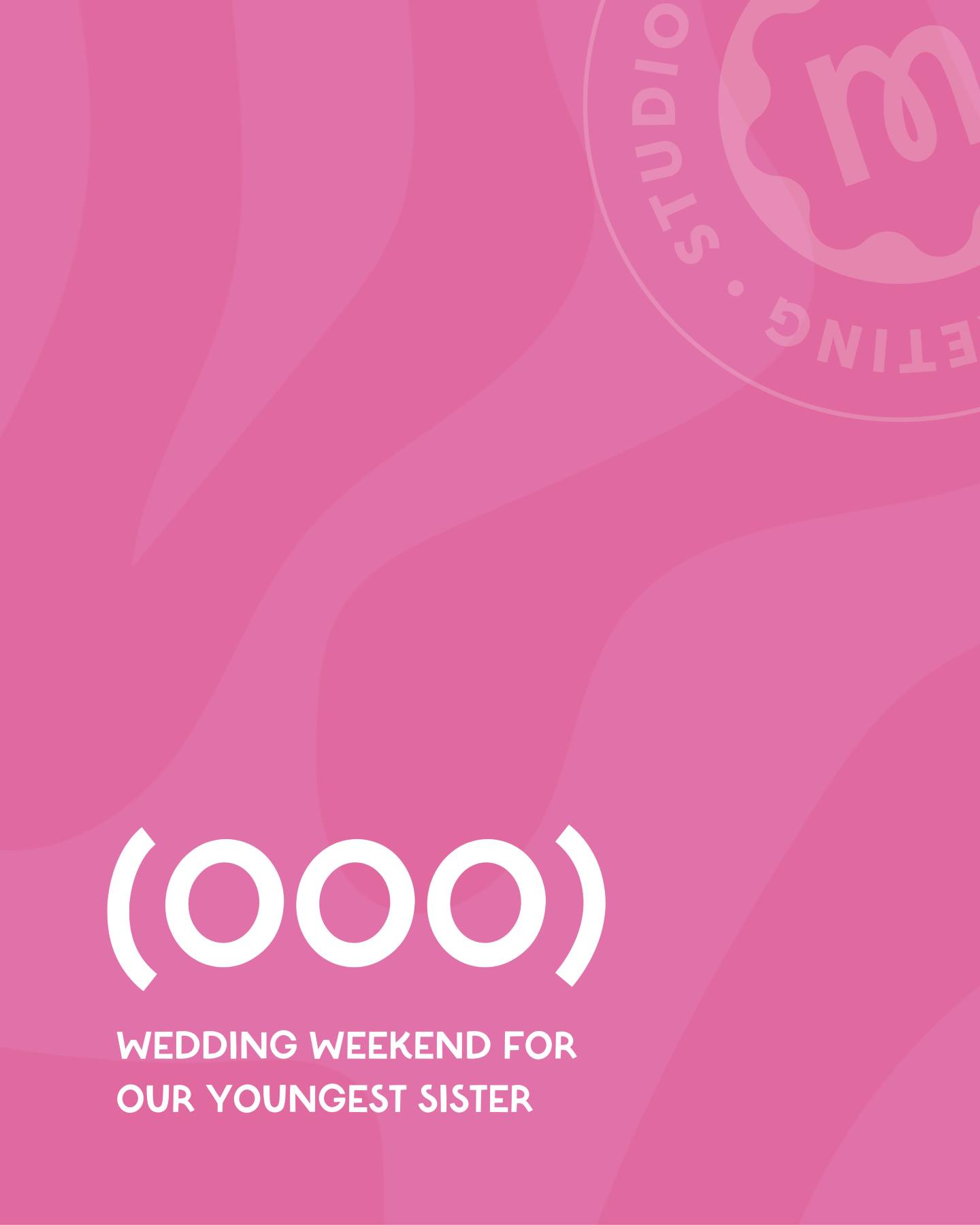 We'll be the ones ugly crying in the bridal party this weekend because our littlest sister is getting MARRIED. 🥹 Myliu is OOO. Trys is back Monday. Lexi is taking the party directly to a waterpark with Gem after because she has absolutely zero chill. Back Wednesday. See you then. ✨
