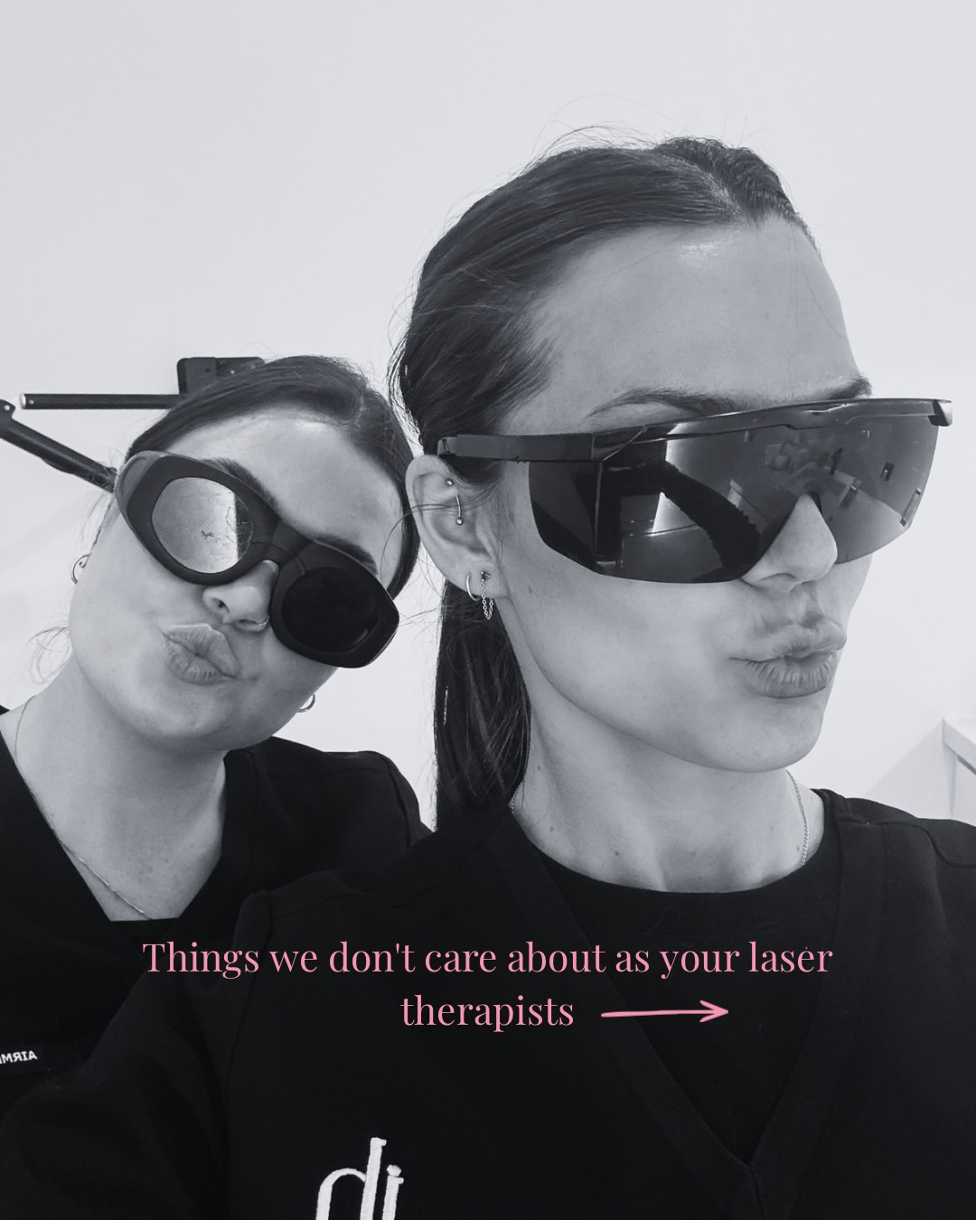 Things we don’t care about as your laser therapist✨🫶🏼