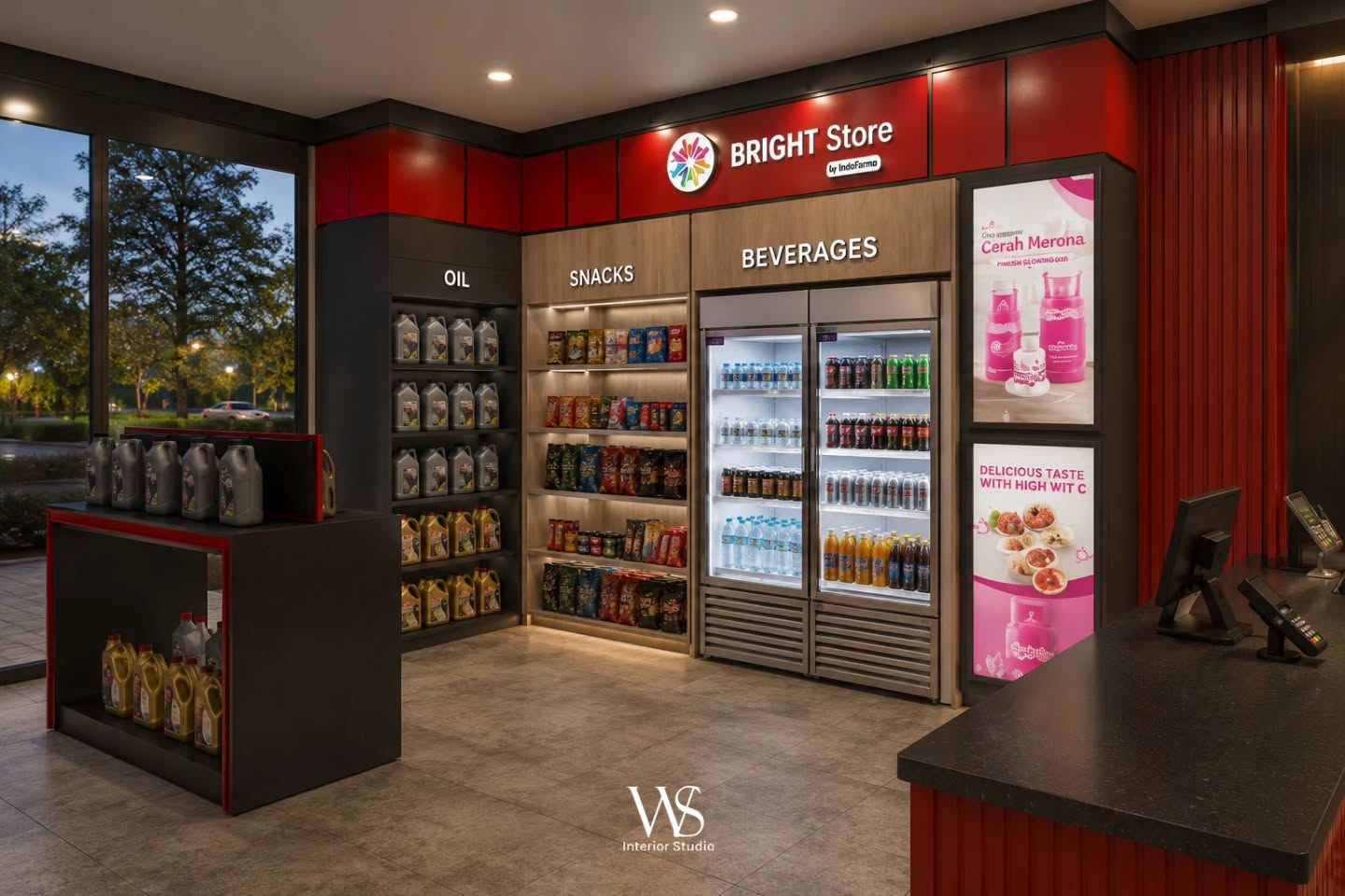 Designed for efficiency, built for experience. ✨
Every shelf, display, and circulation path was carefully planned to maximize product visibility and create a smooth shopping journey. A compact retail space that balances functionality, organization, and a strong brand presence for Bright Store.
#RetailInterior #StoreDesign #CommercialInterior #interiordesign #retaildesign