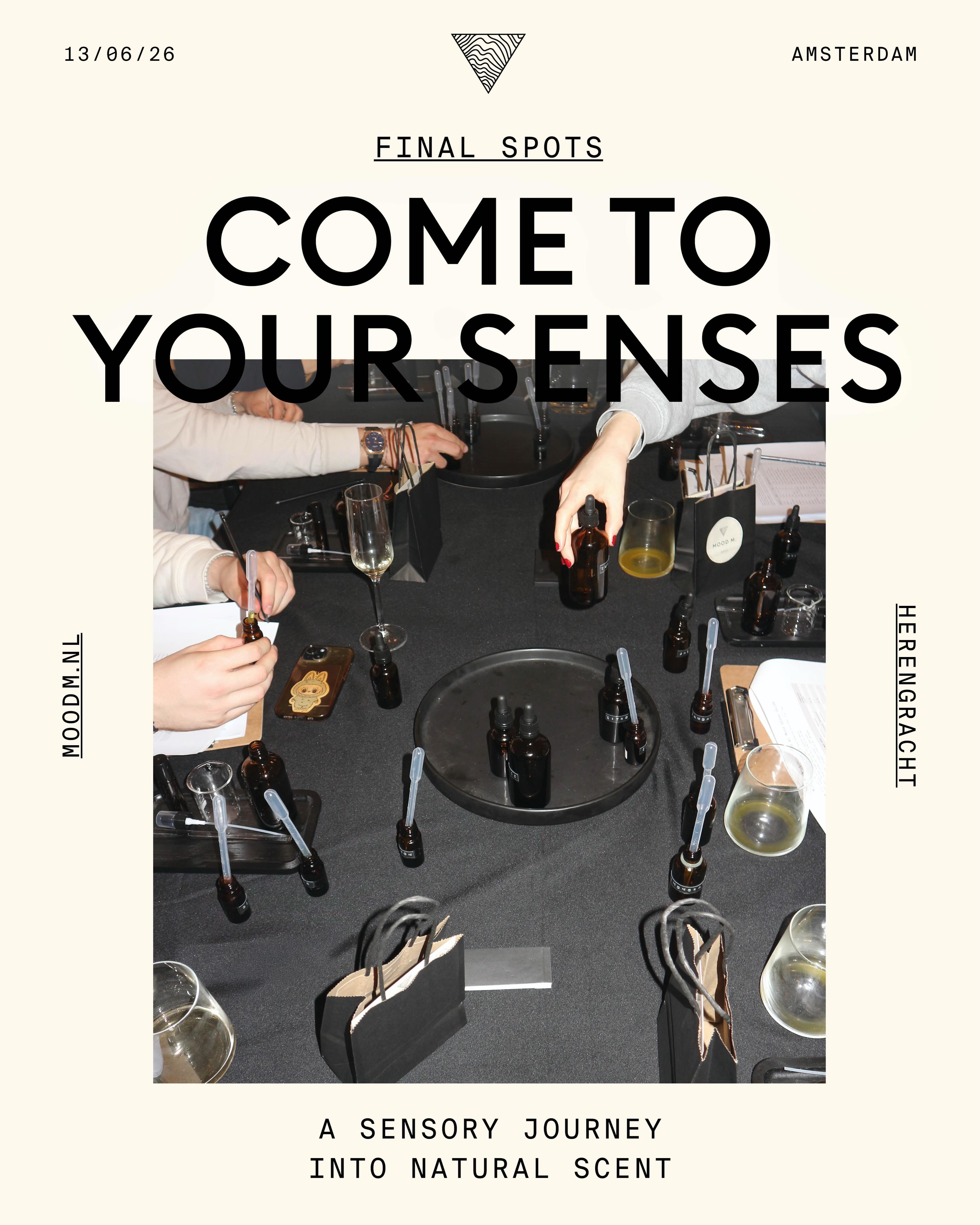 Come to Your Senses - our final scent workshop before summer.
Saturday 13 June · 11:00 - 13:00
The Collection - Herengracht 433
Create your own Mood Spray and Activation Roller.
A sensory experience with pure natural essences.
Link in bio.
#moodlab #scentworkshop #mindcare #powerofscent allnatural naturalscent