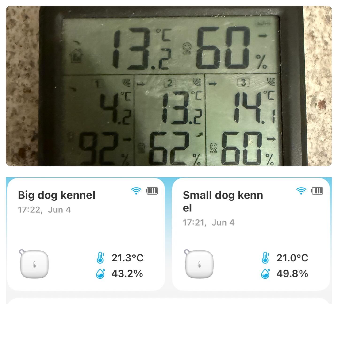 Don’t worry your pup won’t need 10 coats to stay warm and cosy at night.
Our power bill will probably be through the roof 🛖 but all for the pups. When entering my lounge room after work it was 13’C and our kennel buildings were at 21’C …
Safe to say the pups are sound asleep and I am even more happy that I can check in on them.
Good night puppies, we see each other in the morning.
#DogHotel #DogLovers #HappyDogs #DogBoarding #PetResort