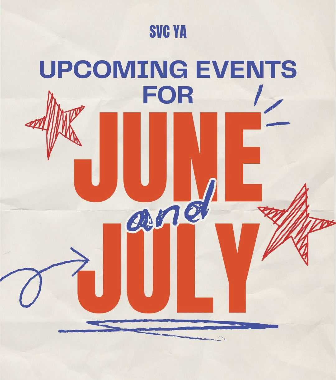 Mark your calendars and clear some Saturdays because here’s what’s happening for June and July! Grab a friend and come be part of it 😁☀️