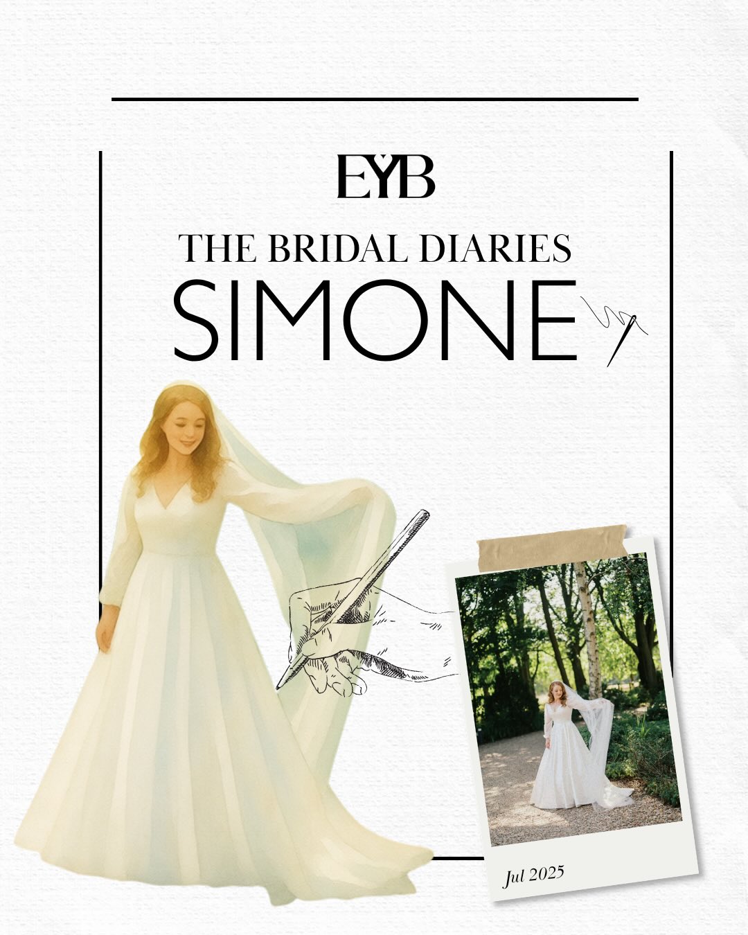 ✨ THE BRIDAL DIARIES | SIMONE ✨
When Simone came to us, she had spent months looking for her wedding dress but couldn’t find anything that felt quite right.
She knew exactly what she wanted, so Helen sat down with her and together they designed a gown from scratch. From the first sketch to choosing fabrics and final fittings, every detail was created with Simone in mind.
The result was a completely bespoke gown that was everything she had imagined and more. 🤍
There’s something so special about creating a dress that’s unique to one bride and one bride only.
Thank you, Simone, for trusting us with such an important part of your wedding day. It was a privilege to bring your vision to life. ✨
#TheBridalDiaries #BespokeBride #RealBride #WeddingDressDesigner #EternallyYoursBridal