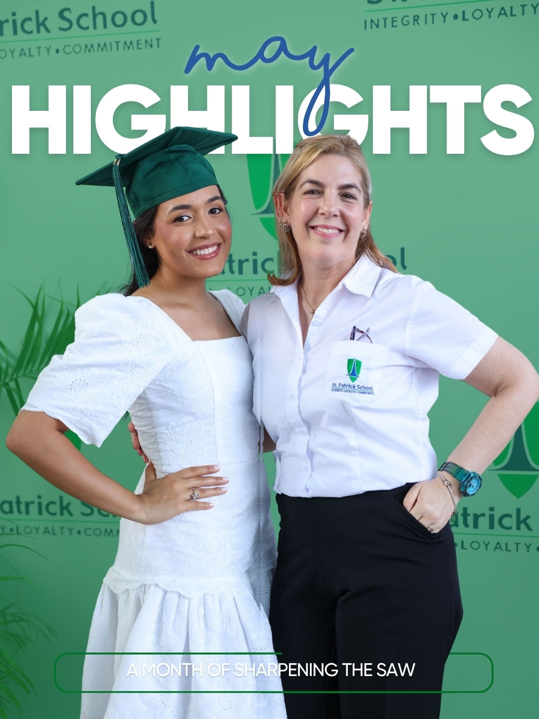 💚 May was a month of celebration, leadership, service, and unforgettable milestones at St. Patrick School.
As we approached the end of the school year, our students continued to grow through meaningful learning experiences, community service initiatives, academic projects, and special celebrations that reflected the values at the heart of our school.
Swipe to relive this month’s highlights:
🍎 Teacher Appreciation Week
🌟 NHS Workshop: The Art of Portfolio
🏫 Cognia Reaccreditation Visit
♻️ Fifth Grade Recycling Museum Project
🏠 TECHO Home Construction Project
📚 Habit 8: Finding Your Voice Through Reading
✨ Senior Farewell for the Class of 2026
🎓 Sixth Grade Moving Up Ceremony
A month filled with learning, leadership, creativity, and moments that will be remembered for years to come. 🌟
