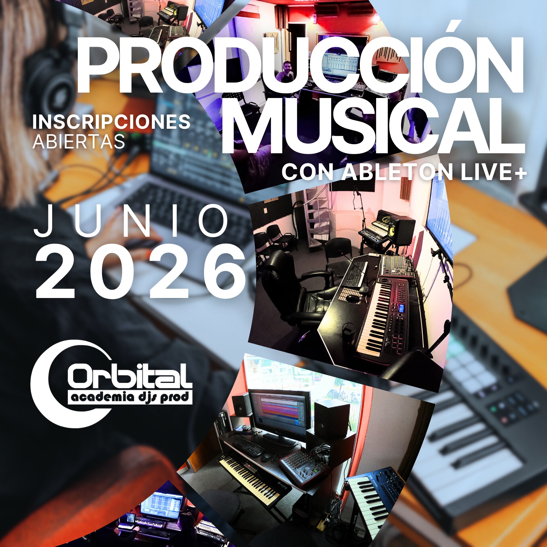 ¿Tenés melodías en la cabeza pero no sabés cómo bajarlas a la computadora? 🎹💻 El año avanza y JUNIO es el mes para empezar a construir tu propio sonido desde cero.
En nuestro curso de Producción Musical con Ableton Live, te damos las herramientas para que tus ideas se conviertan en tracks profesionales. 🚀
✅ Clases prácticas y técnicas.
✅ Equipamiento de vanguardia.
✅ Casi 20 años formando la nueva generación de artistas.
📍 Elegí la sede que mejor te quede y sumate a la comunidad de Orbital. ¡Decidite hoy mismo!
📲 Inscripciones abiertas: Escribinos al 3515588761 ---