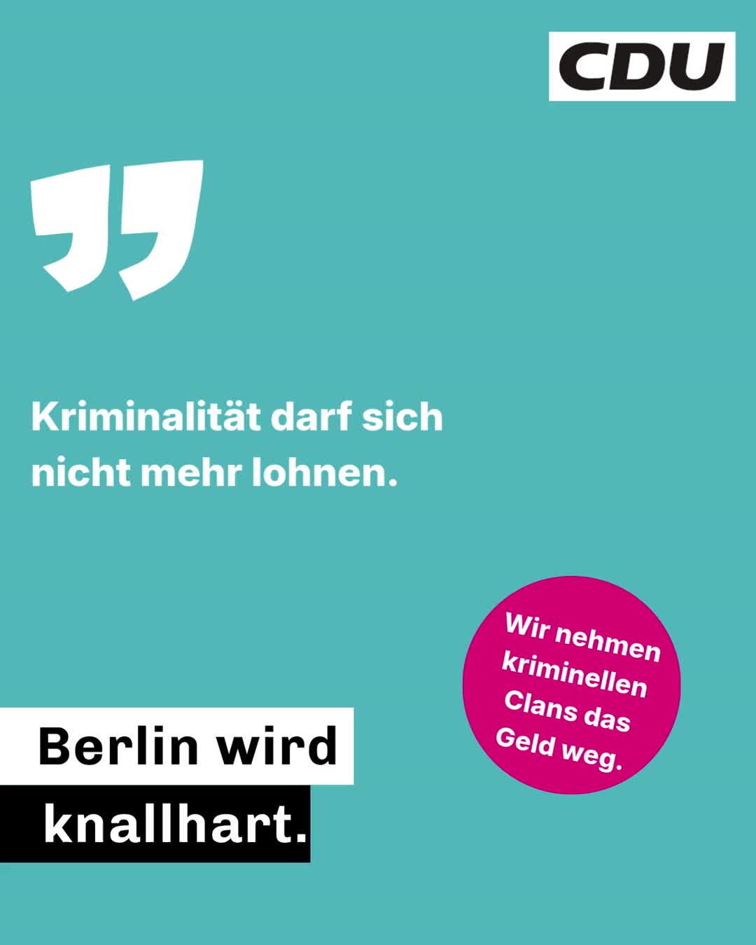 Organisierte Kriminalität trifft unsere Stadt dort, wo sie am meisten schadet: beim Sicherheitsgefühl und beim Vertrauen in den Rechtsstaat.
Deshalb handeln wir konsequent.
✔️ Mehr Razzien gegen Clan-Kriminalität
✔️ Enge Zusammenarbeit von Polizei, Zoll und Steuerfahndung
✔️ Spezial-Teams bei der Justiz
✔️ Millionenbeträge aus illegalen Geschäften eingezogen
✔️ Immobilien und illegale Spielautomaten beschlagnahmt
Der Rechtsstaat muss stärker sein als kriminelle Strukturen. Berlin zeigt: Konsequentes Handeln wirkt.
.
.
.
.
#CDUBerlin #sicherheit #SteglitzZehlendorf