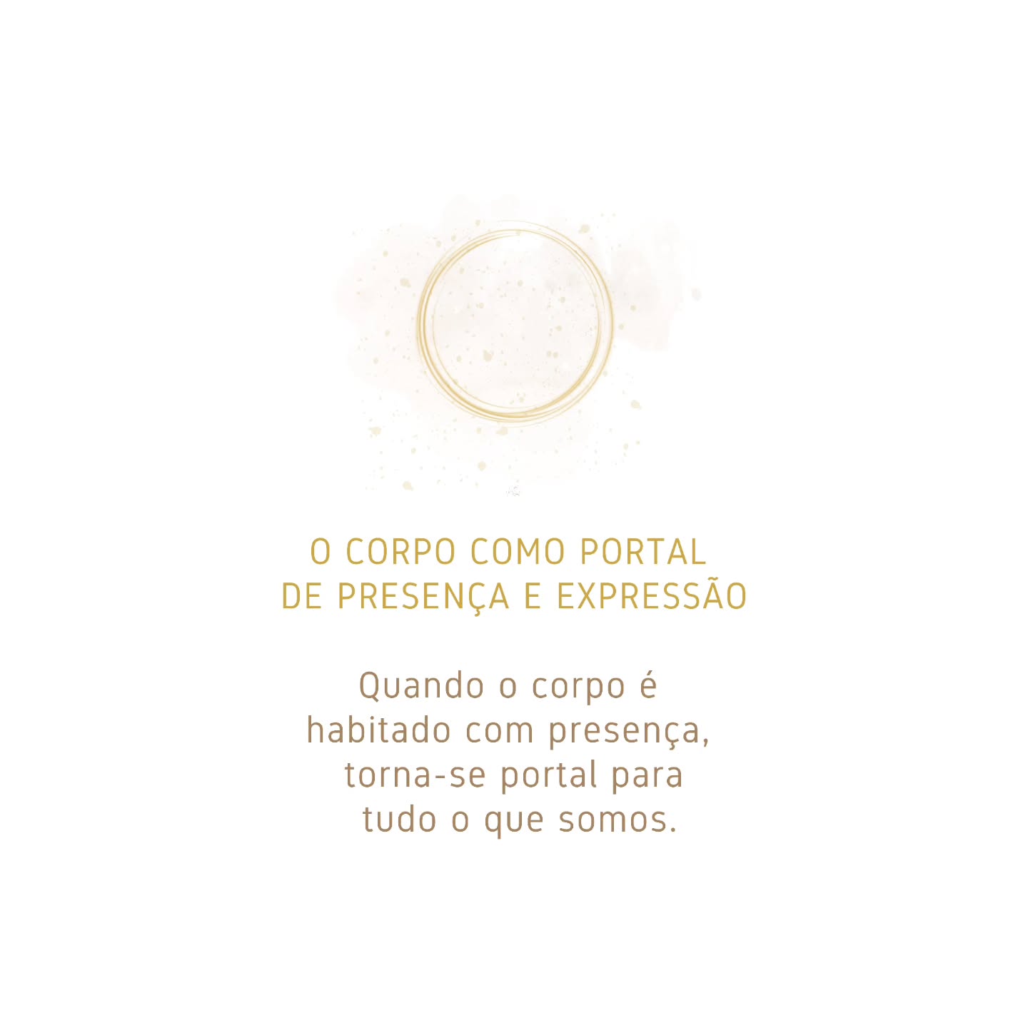 Habitamos a mente durante grande parte da nossa vida. Pensamos, analisamos, tentamos compreender, resolver, controlar. Mas há partes de nós que não se revelam através do pensamento. Precisam de ser sentidas.
O corpo guarda histórias, emoções, memórias, desejos, limites e recursos que muitas vezes ainda não encontraram palavras.
Quando lhe damos espaço, presença e escuta, algo começa a transformar-se.
O corpo deixa de ser apenas aquilo que nos transporta pela vida e torna-se um portal.
Um portal para uma relação mais autêntica connosco.
Para aquilo que sentimos.
Para aquilo que somos.
Para aquilo que ainda estamos a descobrir.
Talvez a pergunta não seja apenas "O que pensas sobre isso?"
Mas também: O que é que o teu corpo sabe que ainda não conseguiste dizer?
Gostava muito de saber:
Sentes que escutas verdadeiramente o teu corpo?
Ou passas mais tempo a ouvir a tua mente?
Com Amor, ❤️
Lisa Bompastor