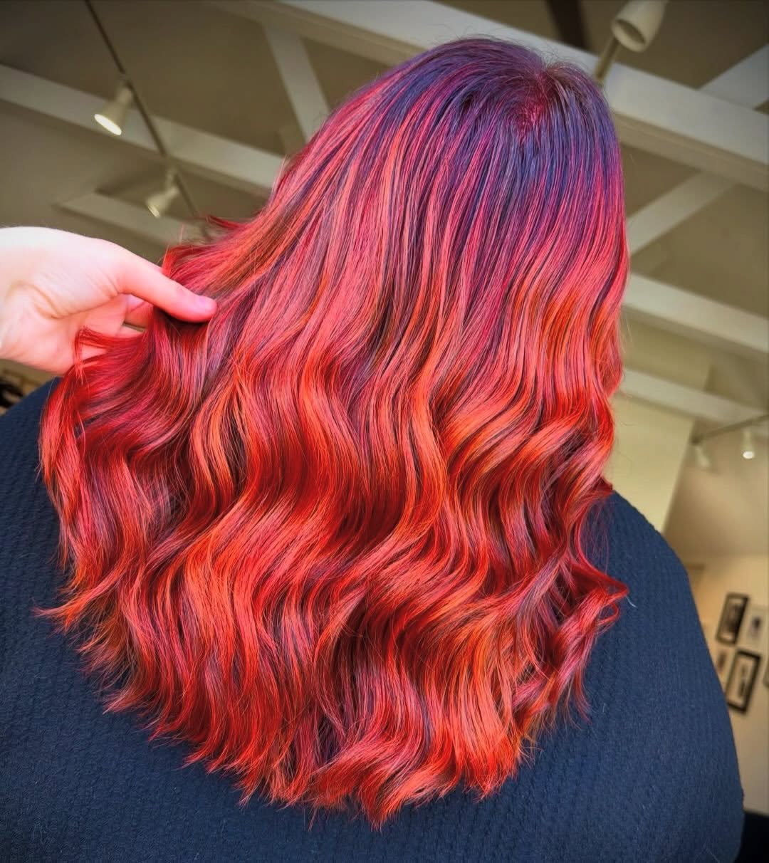 @hairby.julz ignites your real you whatever color it is
Sometimes life calls for a break from the vivid colors we love. ❤️ We spent some time back in the natural world, but this appointment was all about bringing her signature fiery red/orange back to life. The moment those vivids returned, she said she finally felt like herself again—and honestly, I couldn’t agree more. ✨
Ready to get back to the hair that feels most like you? DM me to book.