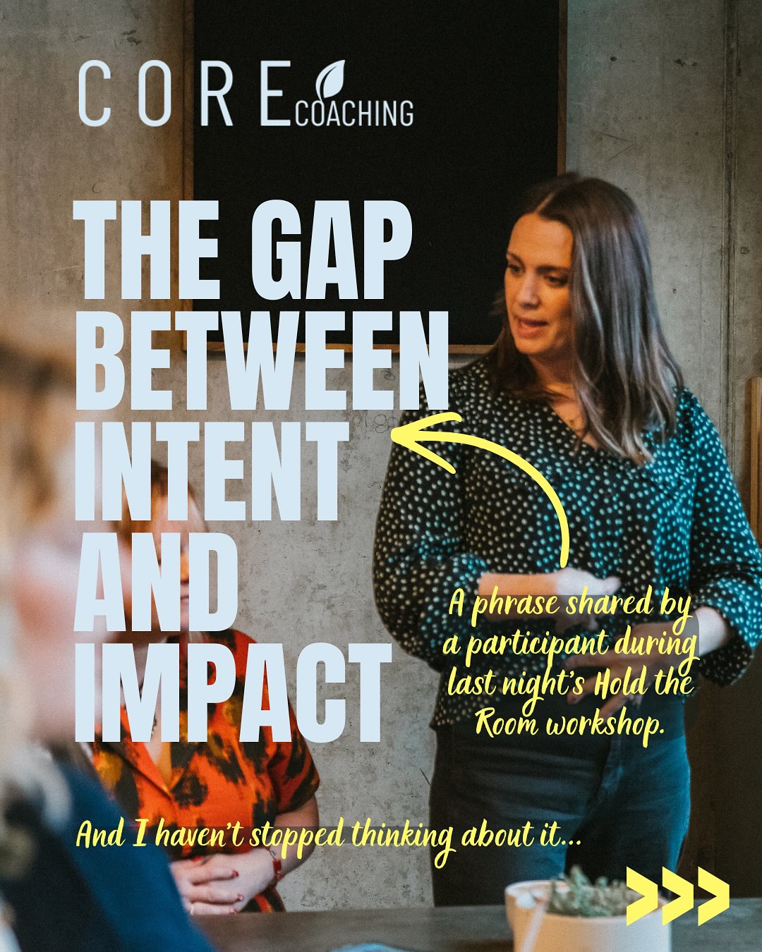 Last night’s Hold the Room workshop left me with a phrase that one of the participants shared:
“The gap between intent and impact.”
We spent the evening exploring confidence in high-pressure situations and that phrase seemed to capture so much of what we were discussing.
We often enter a conversation, presentation, meeting or boundary-setting moment with a clear intention. We know what we want to say. We know how we want to come across.
Yet when pressure arrives, our nervous system has other ideas.
We rush.
We over-explain.
We become defensive.
We stay silent.
Where is that shiny version of ourselves that we had hoped would show up?
The result can be a gap between what we intended and the impact we actually had.
Last night we explored what happens under pressure, how the nervous system influences our communication and some practical ways of staying connected to ourselves when it matters most.
A huge thank you to a wonderful group who brought openness, curiosity and thoughtful reflection to the session. Zero photos. Fully engaged!
This is very much the territory of Projected Confidence for me. Those moments when we are visible, speaking, leading, facilitating, teaching, setting boundaries or navigating difficult conversations.
If this topic resonates and you’d like to explore it further, whether through coaching, workshops or workplace training, feel free to get in touch.
#ComfortableConfidence #ProjectedConfidence #ConfidenceCoaching #NervousSystemAwareness #CommunicationSkills #LeadershipPresence #SelfAwareness #AuthenticCommunication #FacilitationSkills #CoreCoaching